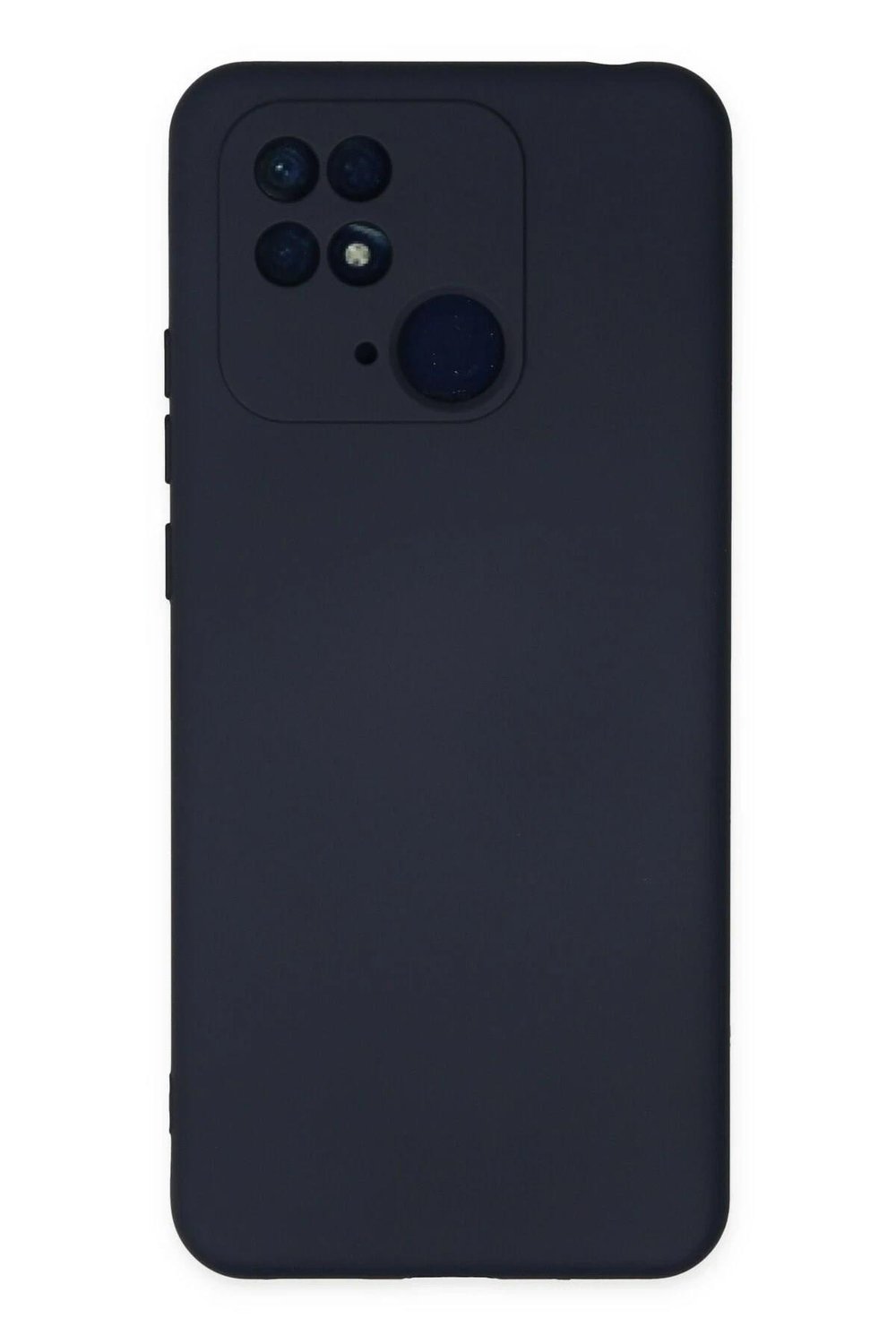 Mey İthalat®   Redmi 10C Kılıf Nano içi Kadife Silikon - Lacivert