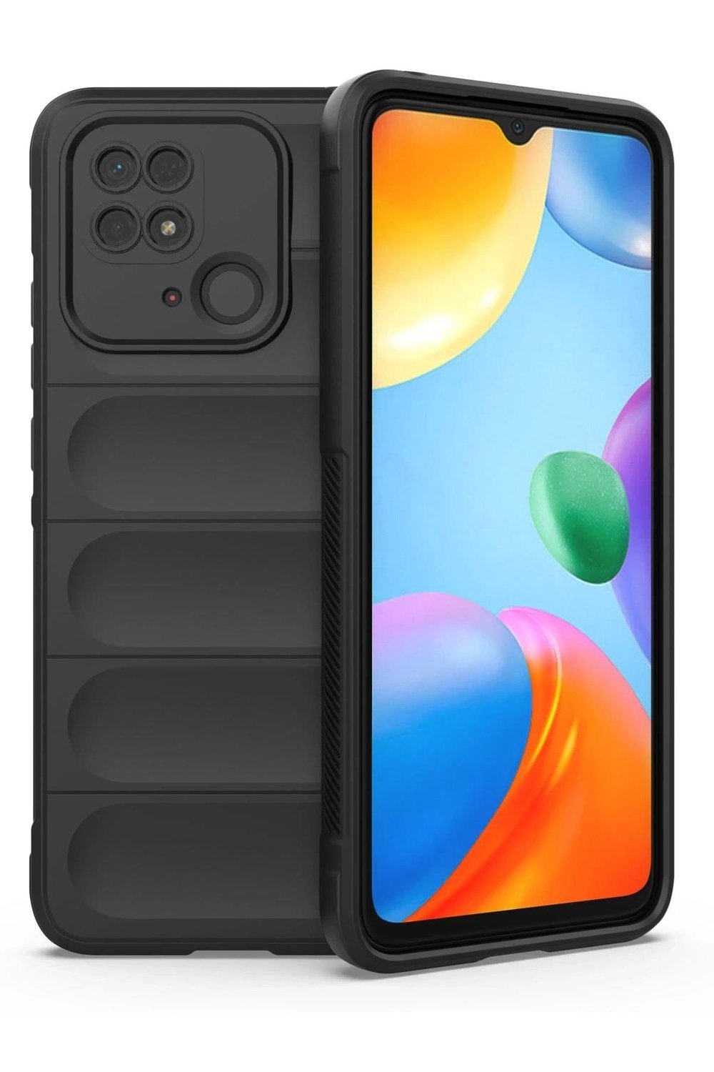 Mey İthalat®   Redmi 10C Kılıf Optimum Silikon - Siyah