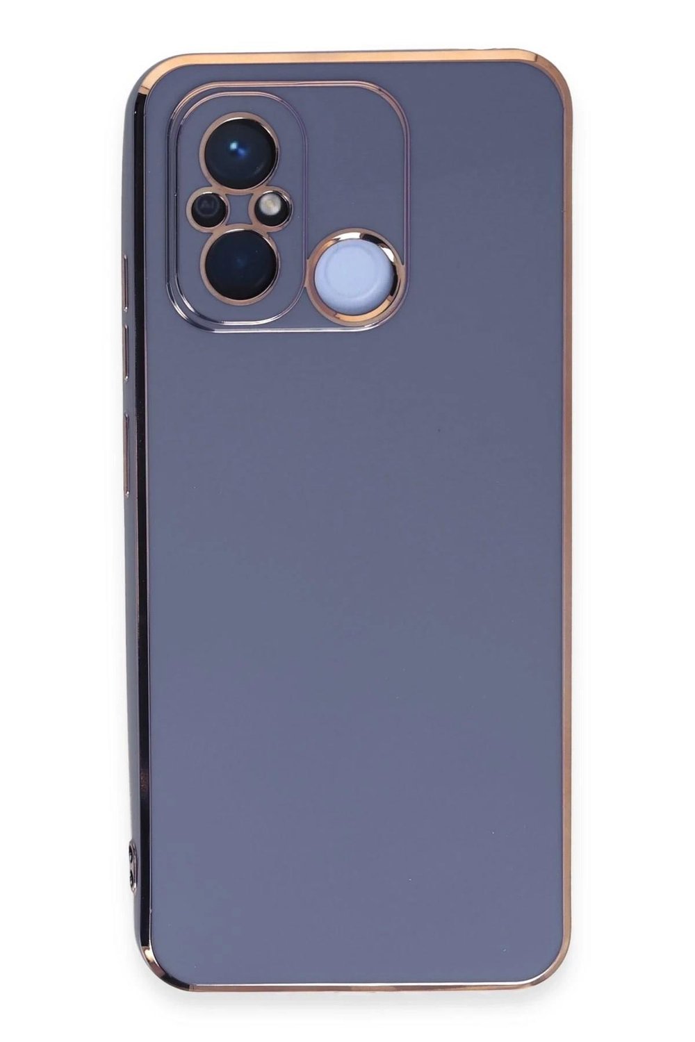 Mey İthalat®   Redmi 12C Kılıf Volet Silikon - Mavi