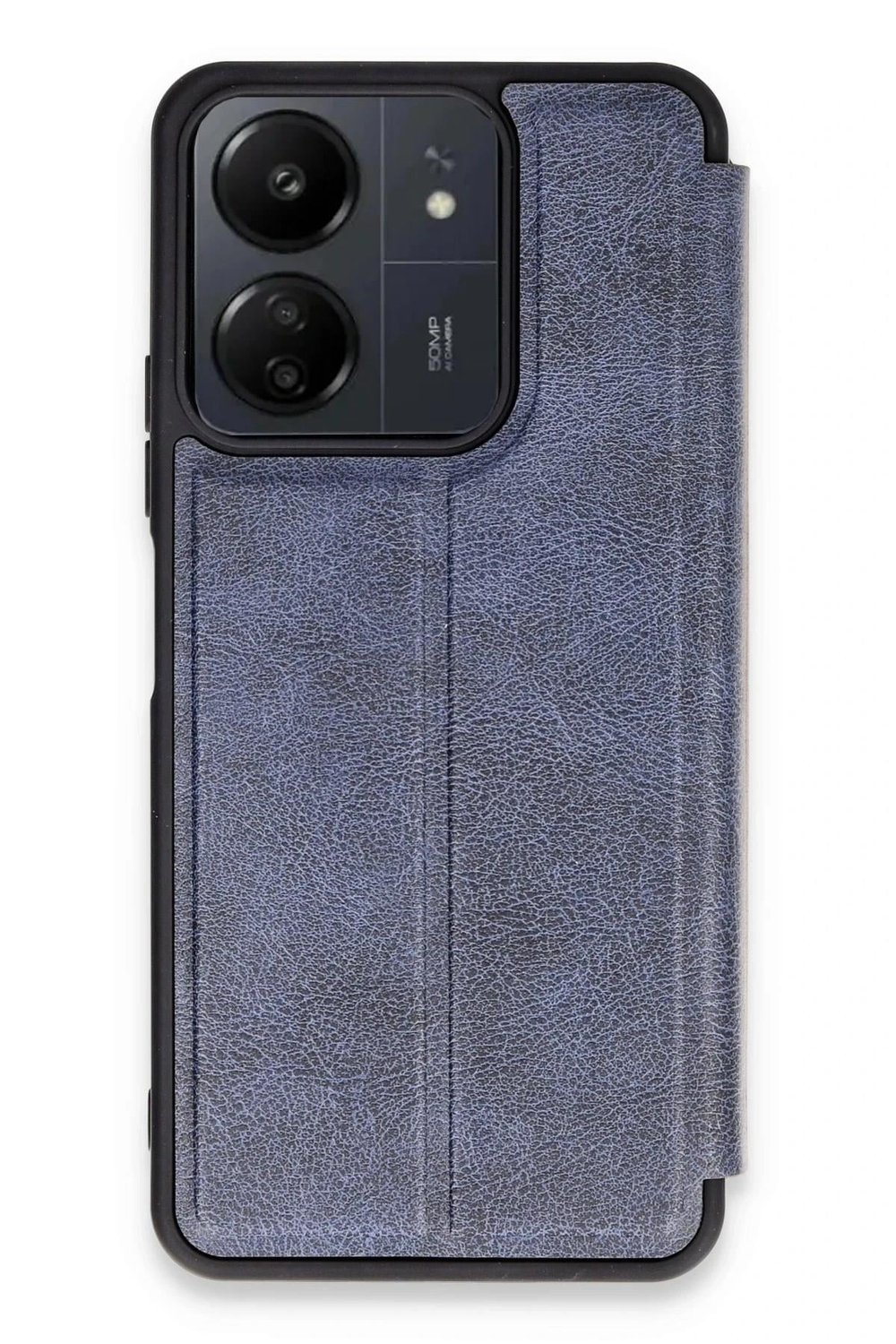 Mey İthalat®   Redmi 13C Kılıf Flip Cover - Lacivert