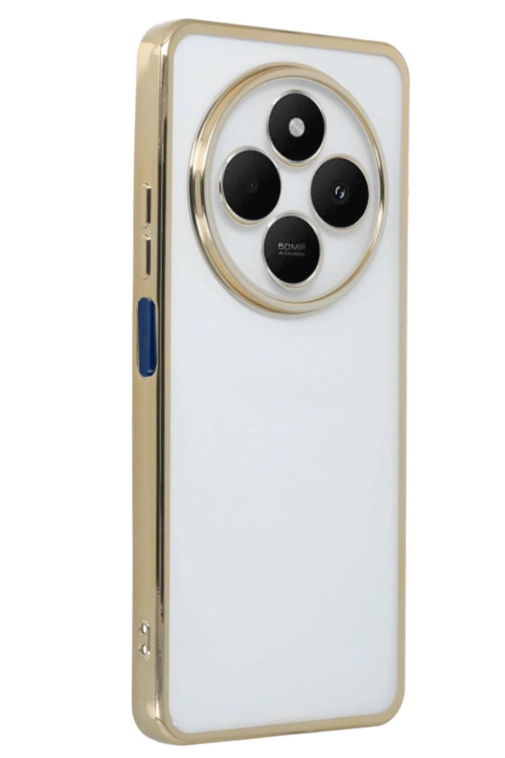 Mey İthalat®   Redmi 14C Kılıf  Lensli Silikon - Gold