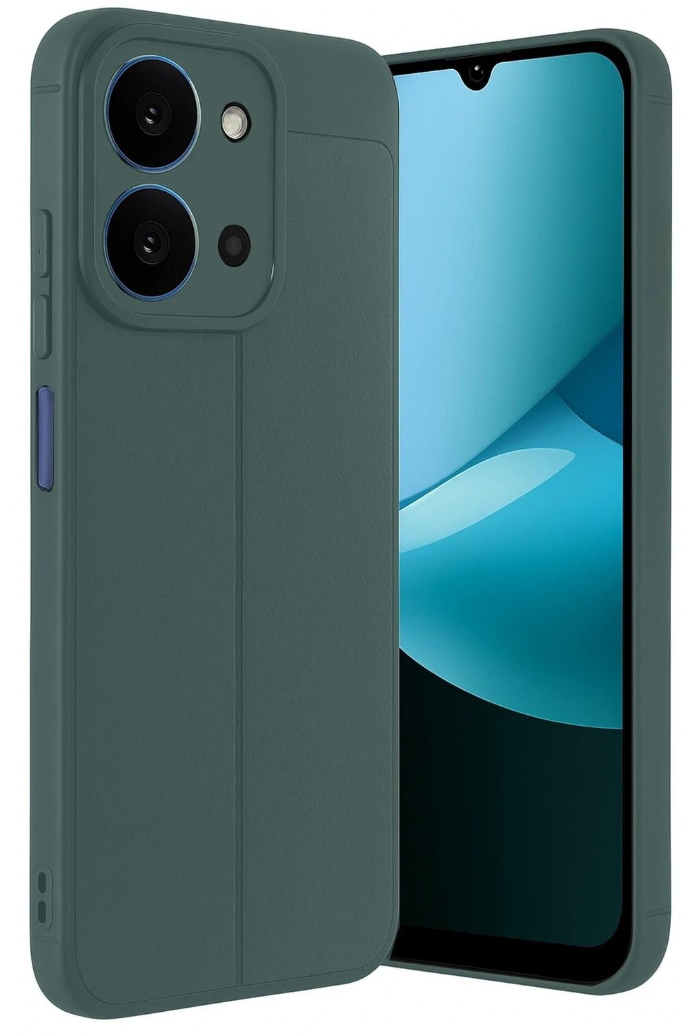 Mey İthalat®   Redmi 15C 4G Auto Focus Kapak - Koyu Yeşil