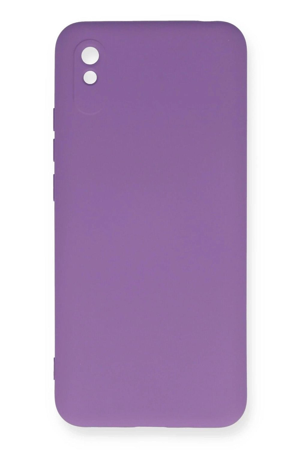 Mey İthalat®   Redmi 9A Kılıf Nano içi Kadife Silikon - Mor