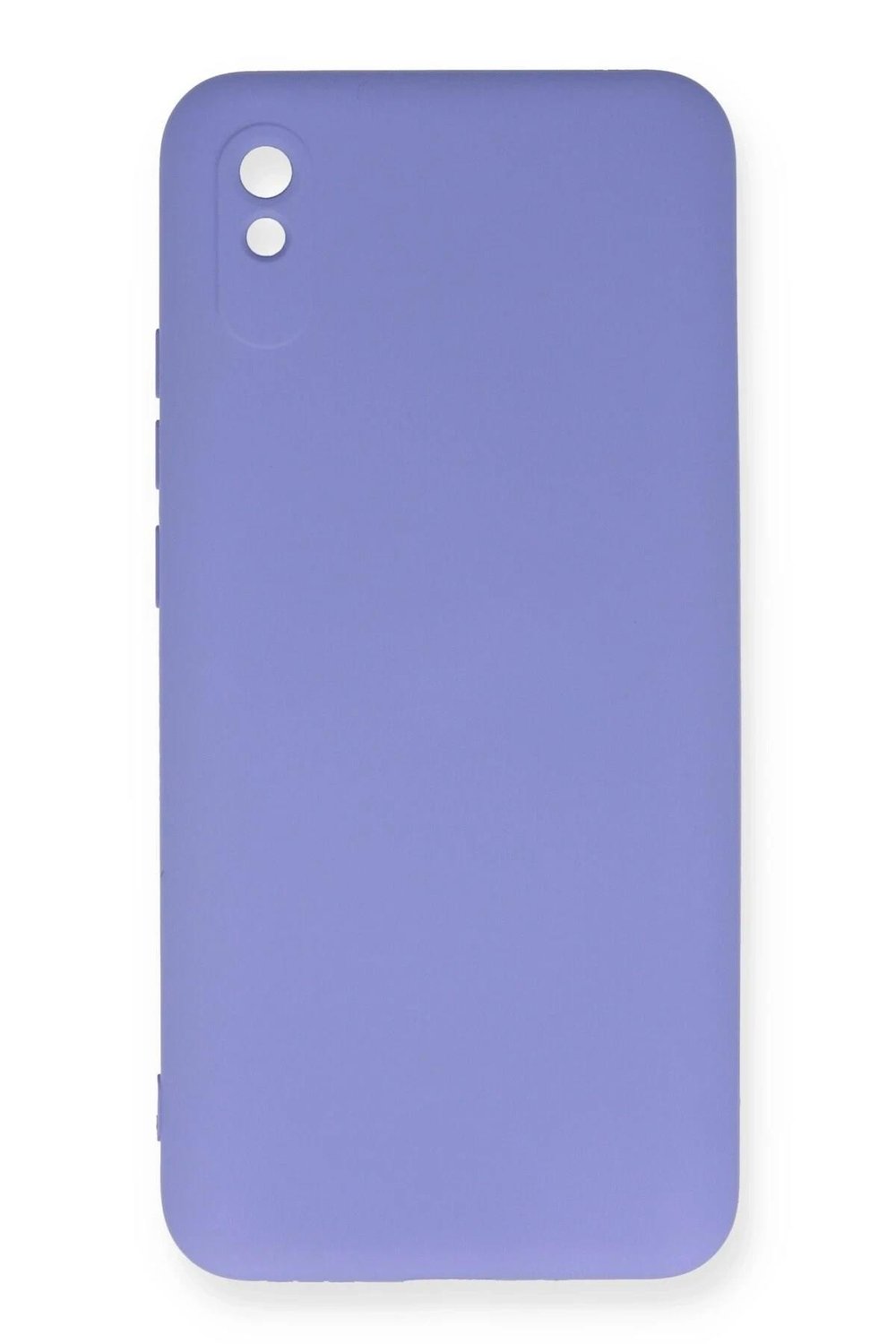 Mey İthalat®   Redmi 9A Kılıf Nano içi Kadife Silikon - Lila