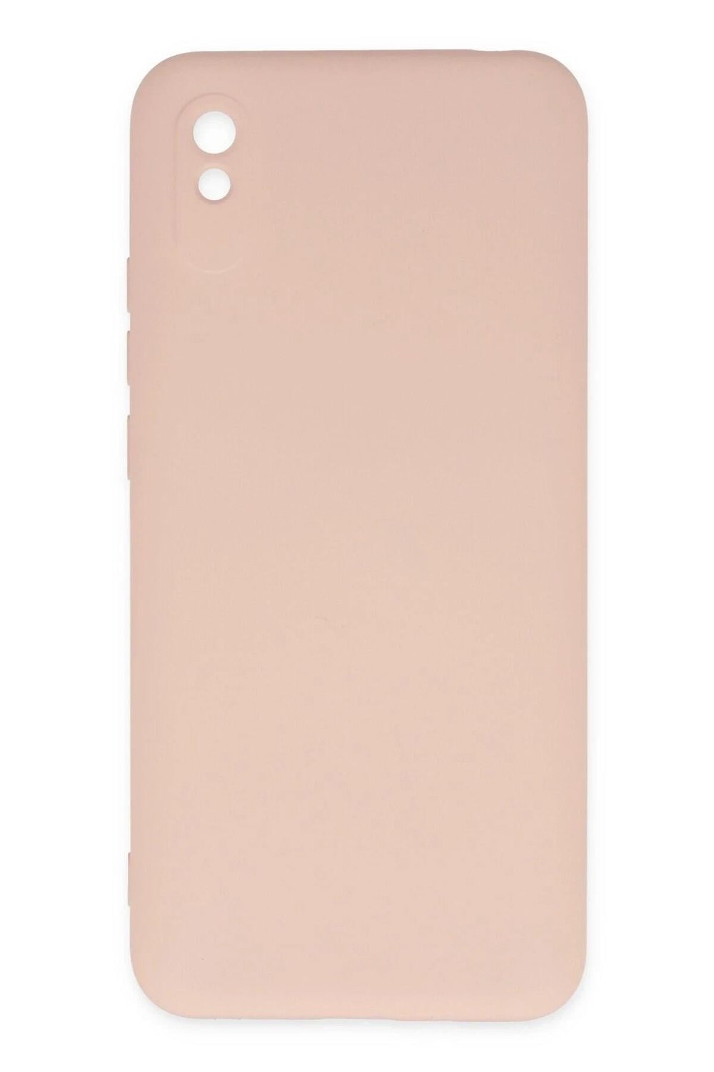 Mey İthalat®   Redmi 9A Kılıf Nano içi Kadife Silikon - Pudra