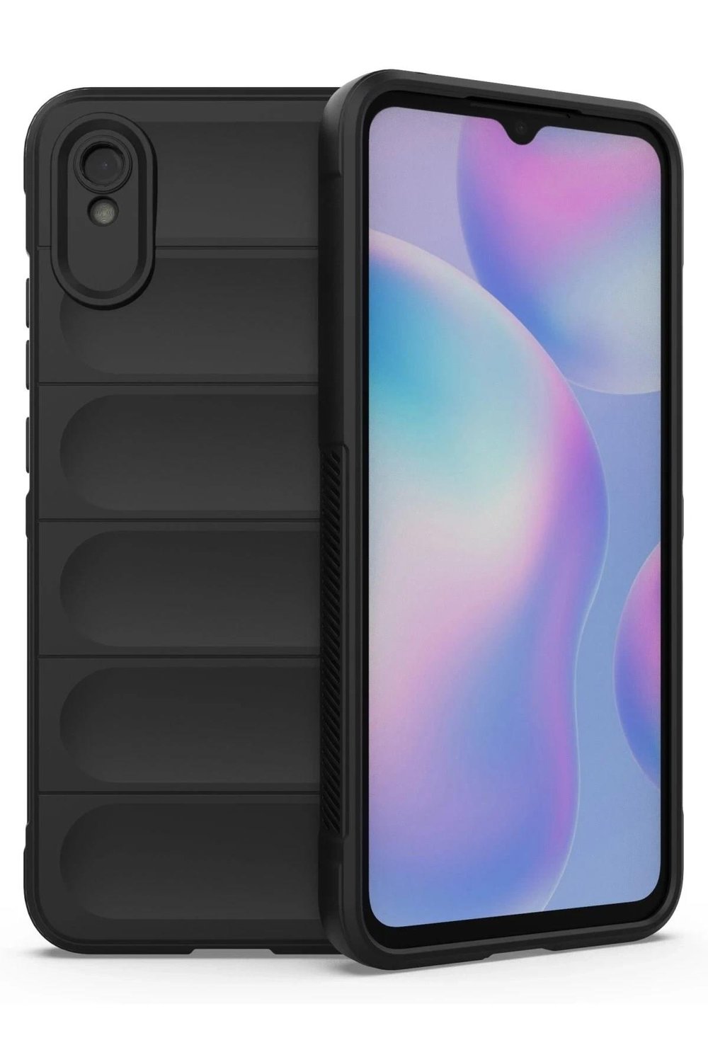 Mey İthalat®   Redmi 9A Kılıf Optimum Silikon - Siyah