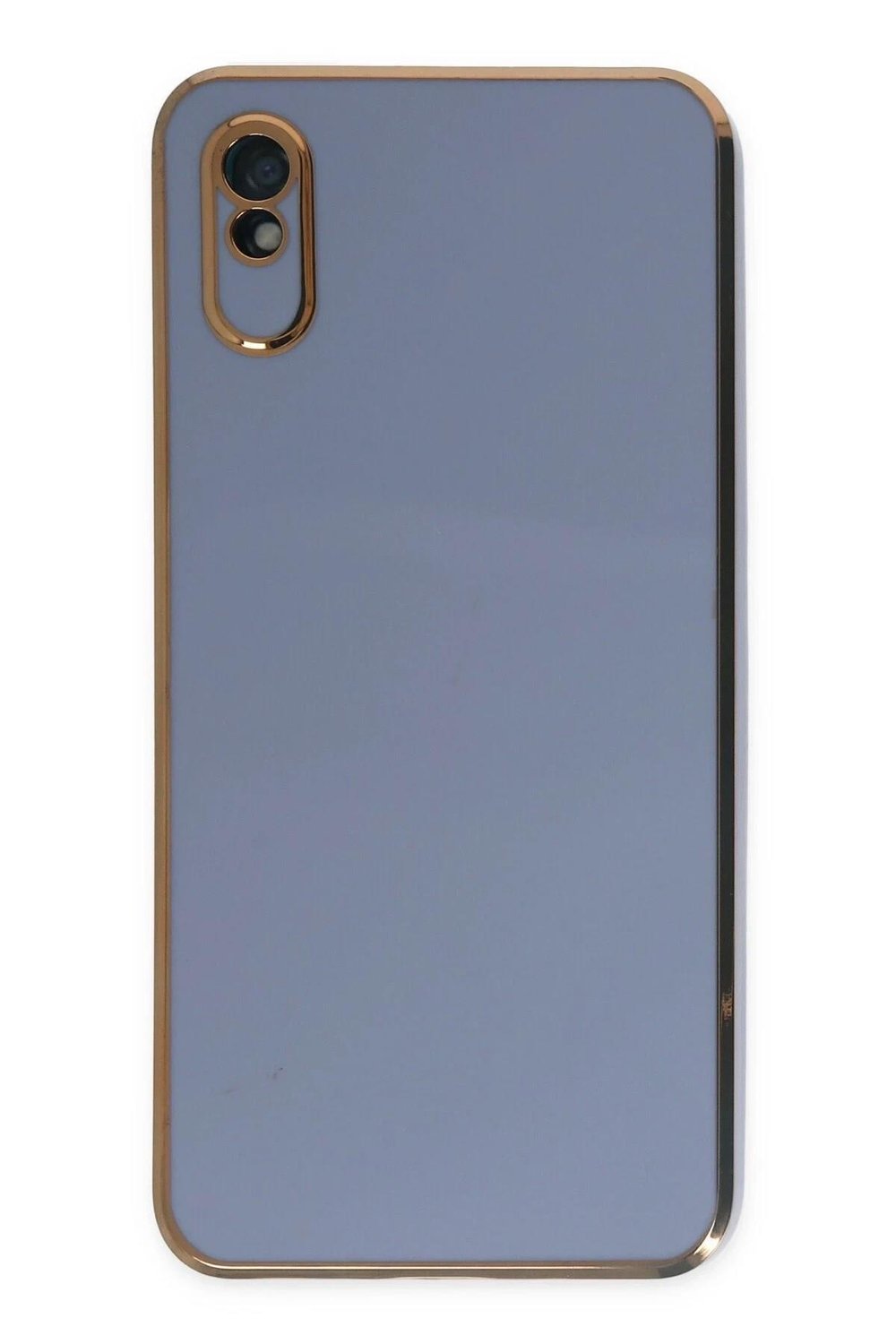 Mey İthalat®   Redmi 9A Kılıf Volet Silikon - Mavi