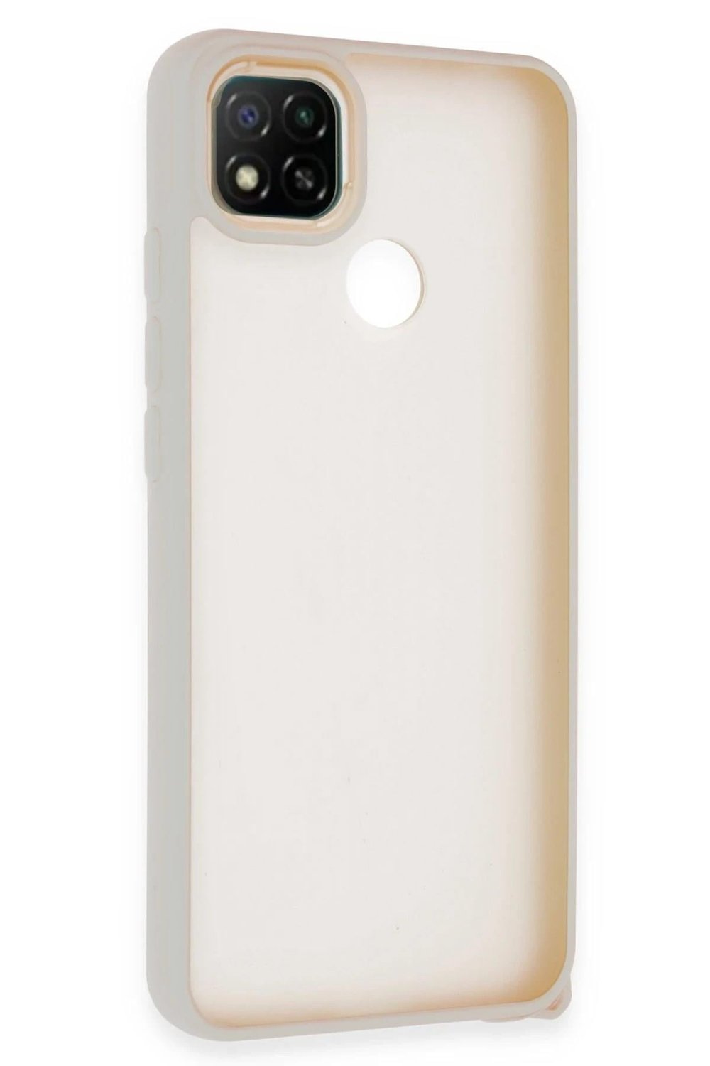 Mey İthalat®   Redmi 9C Kılıf Elegant Kapak - Pudra