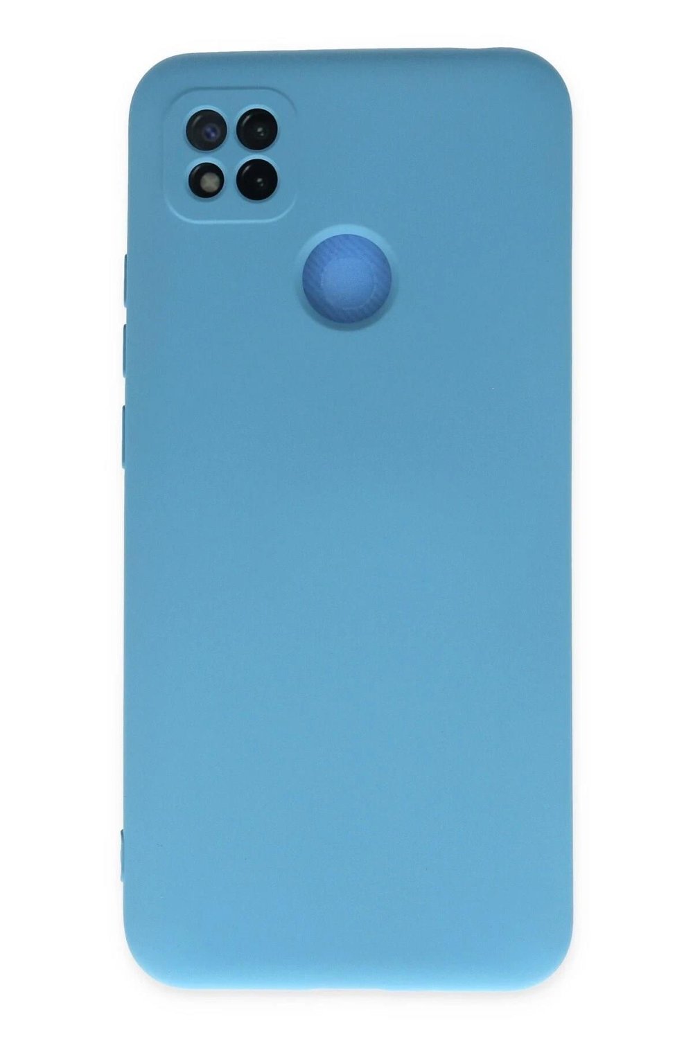 Mey İthalat®   Redmi 9C Kılıf Nano içi Kadife Silikon - Mavi