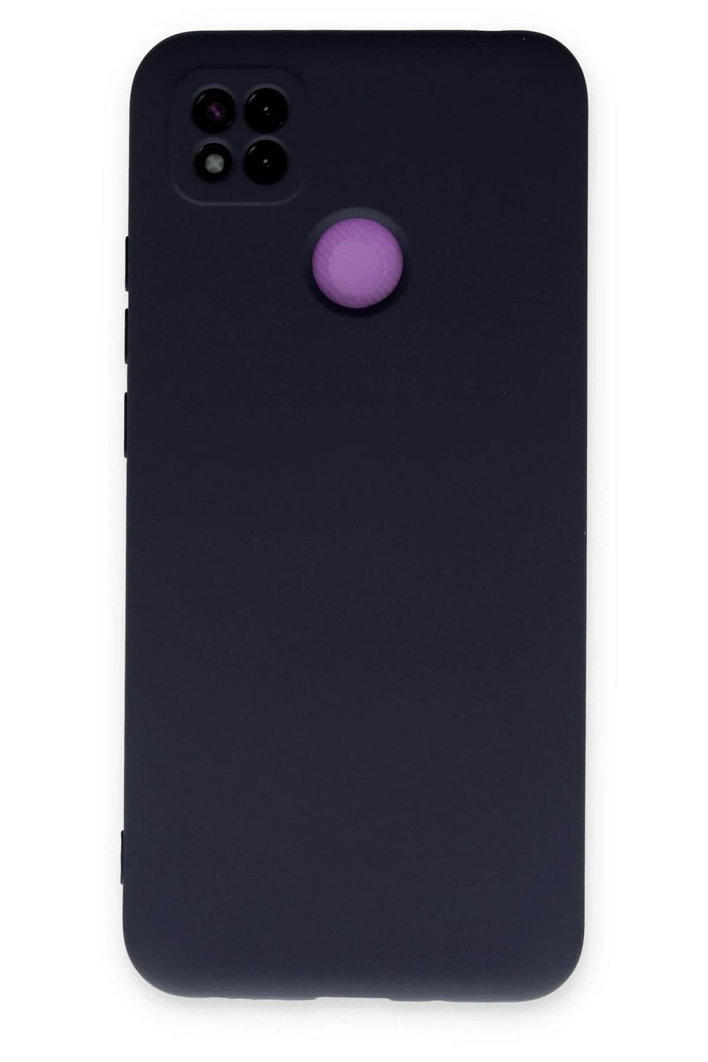 Mey İthalat®   Redmi 9C Kılıf Nano içi Kadife Silikon - Lacivert