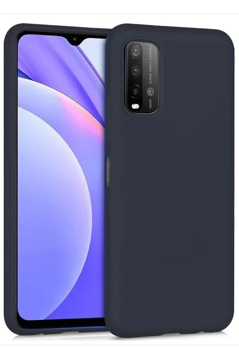 Mey İthalat®   Redmi 9T Kılıf Nano içi Kadife Silikon - Siyah