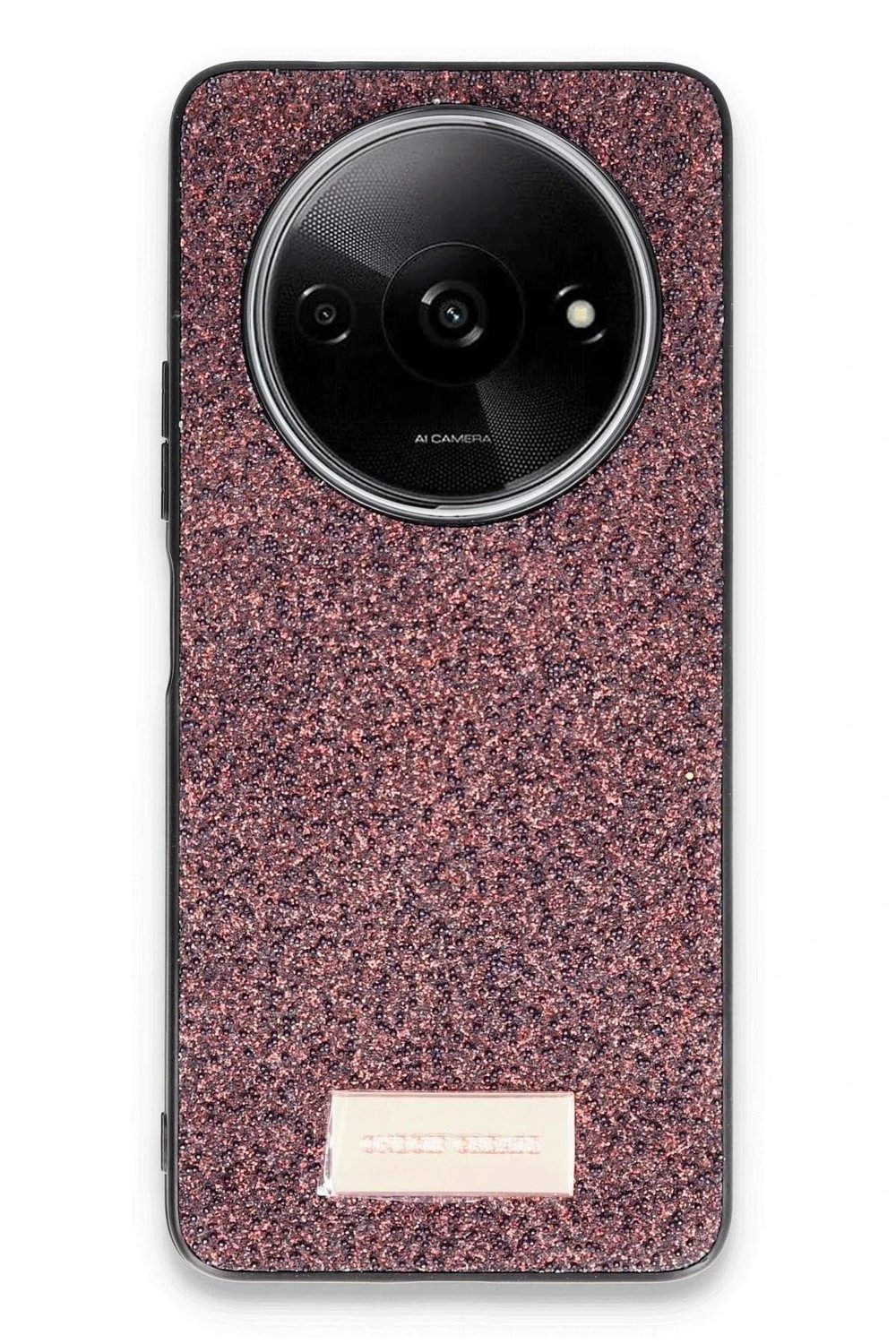 Mey İthalat®   Redmi A3 4G Bright Simli Kapak - Derin Mor