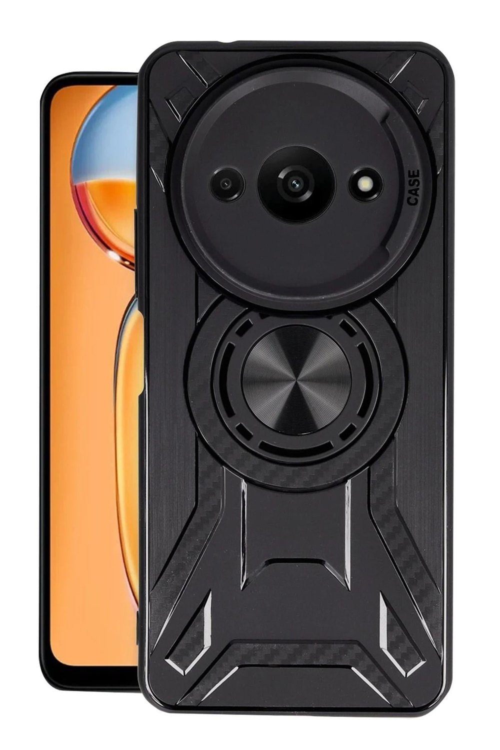 Mey İthalat®   Redmi A3 4G Kılıf Lincoln Silikon - Siyah