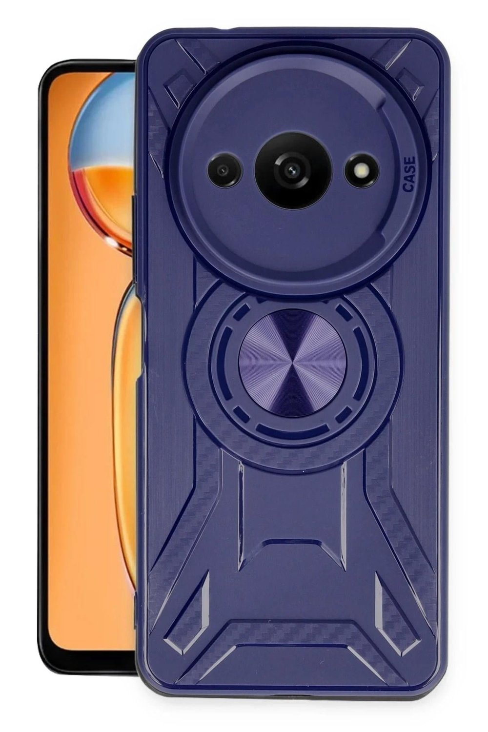 Mey İthalat®   Redmi A3 4G Kılıf Lincoln Silikon - Lacivert