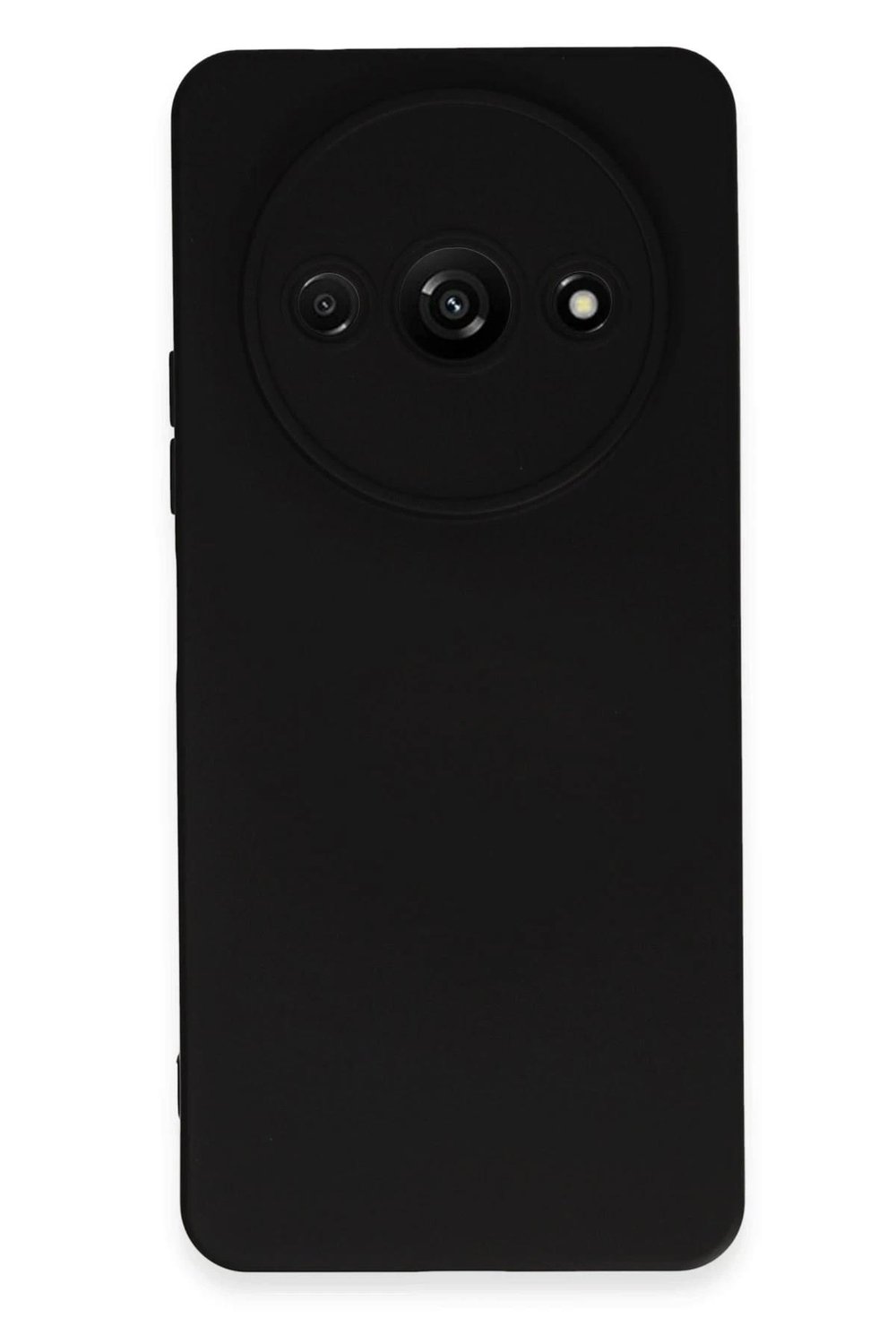Mey İthalat®   Redmi A3 4G Kılıf Nano içi Kadife Silikon - Siyah