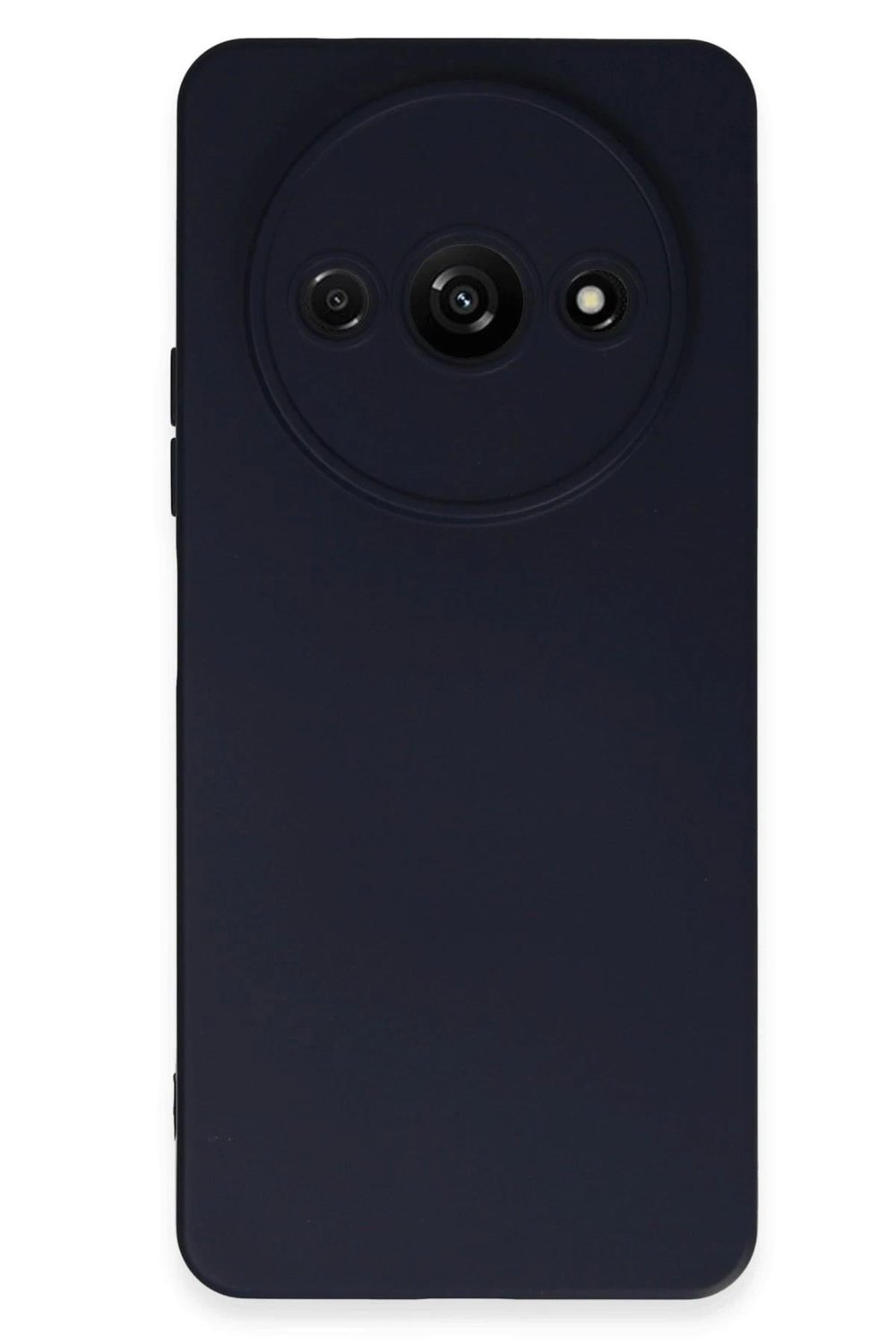 Mey İthalat®   Redmi A3 4G Kılıf Nano içi Kadife Silikon - Lacivert