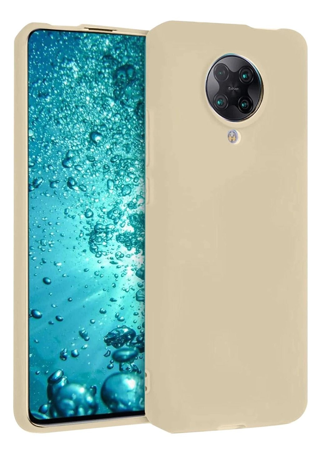 Mey İthalat®   Redmi K30 Pro Kılıf Nano içi Kadife Silikon - Kemik