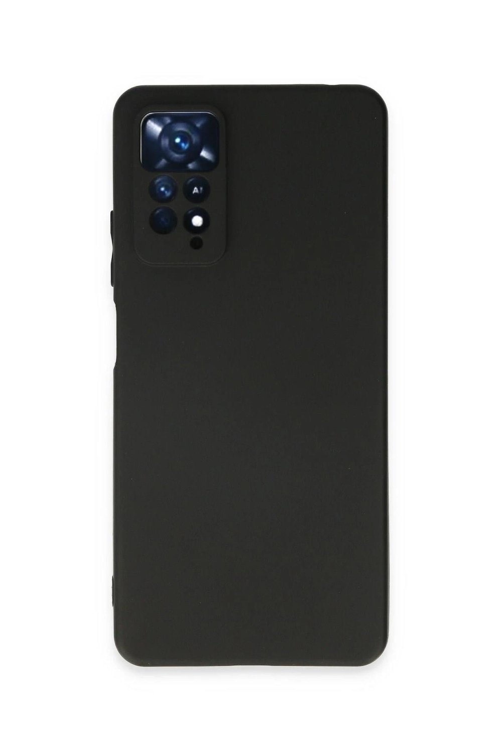 Mey İthalat®   Redmi Note 11 Kılıf First Silikon - Siyah