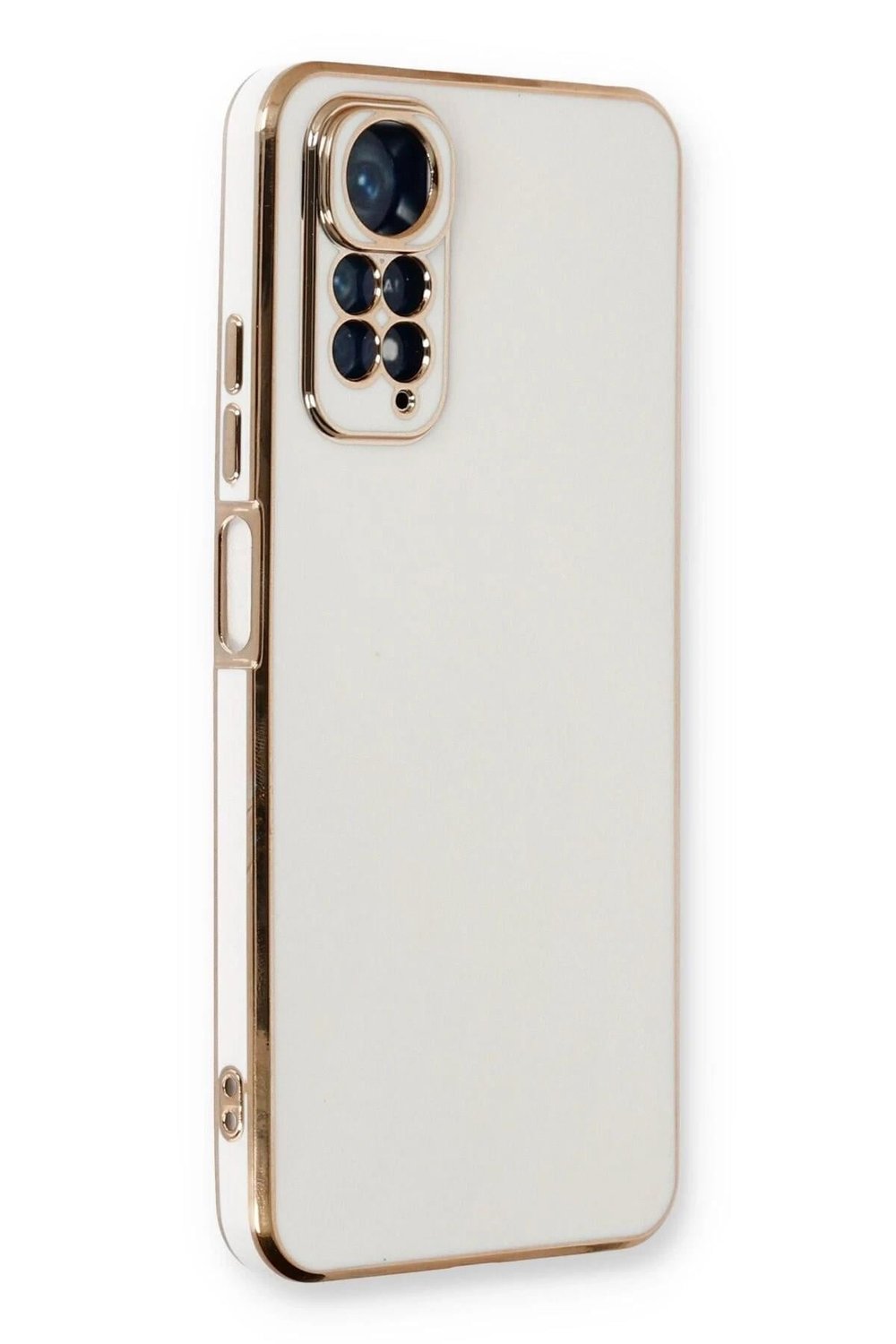 Mey İthalat®   Redmi Note 11 Kılıf Volet Silikon - Beyaz