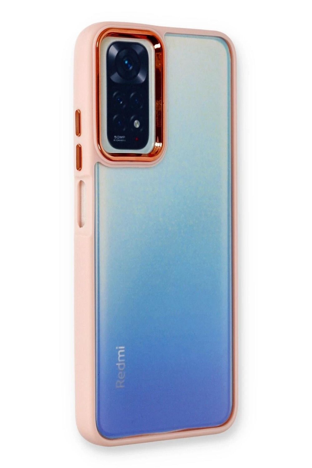 Mey İthalat®   Redmi Note 11 Pro Kılıf Dora Kapak - Pudra