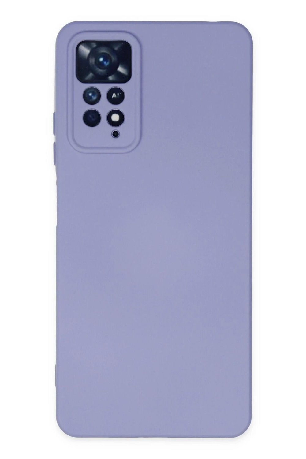 Mey İthalat®   Redmi Note 11 Pro Kılıf Nano içi Kadife Silikon - Lila