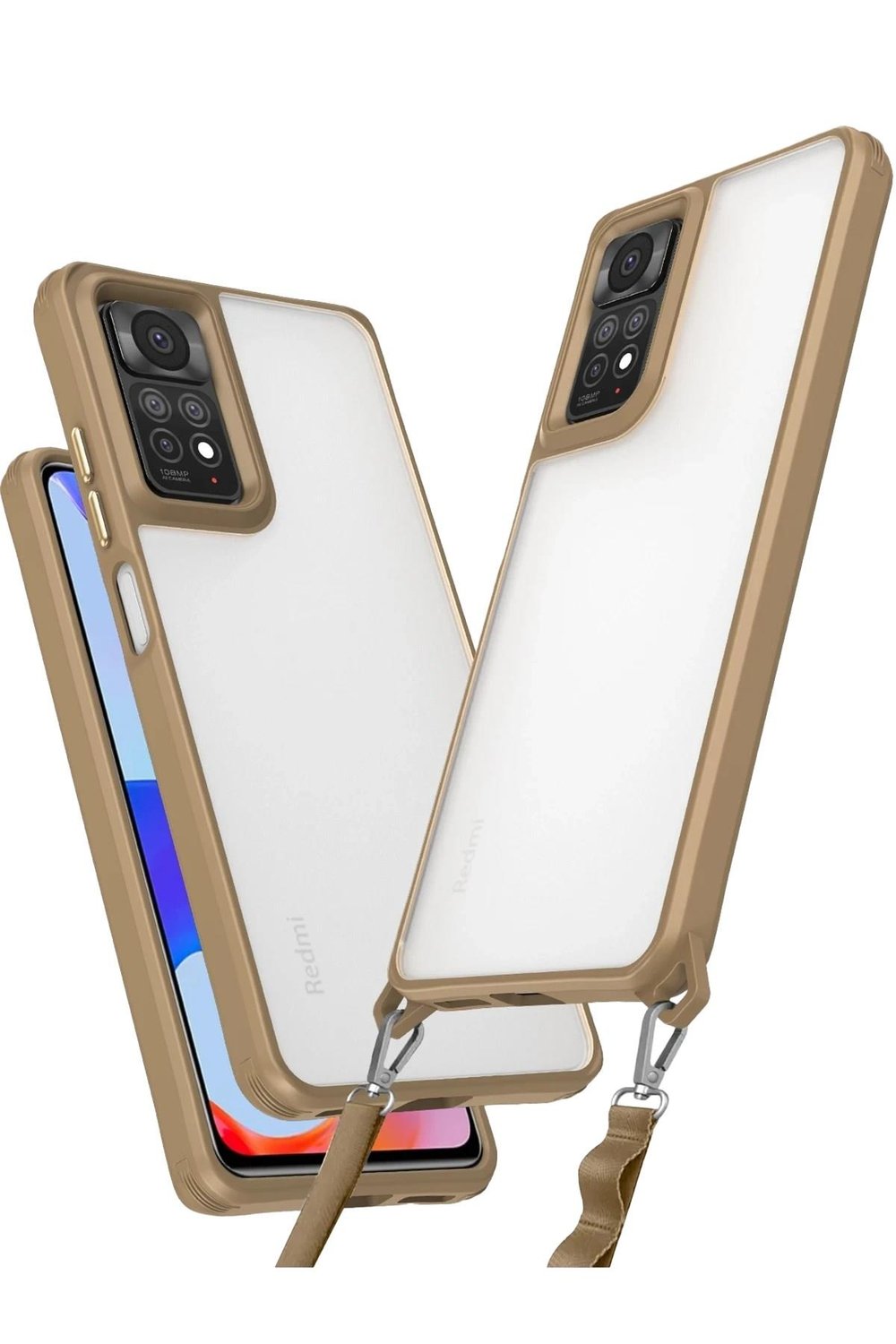 Mey İthalat®   Redmi Note 11 Pro Kılıf Penta Silikon Kılıf - Çöl Titanyum