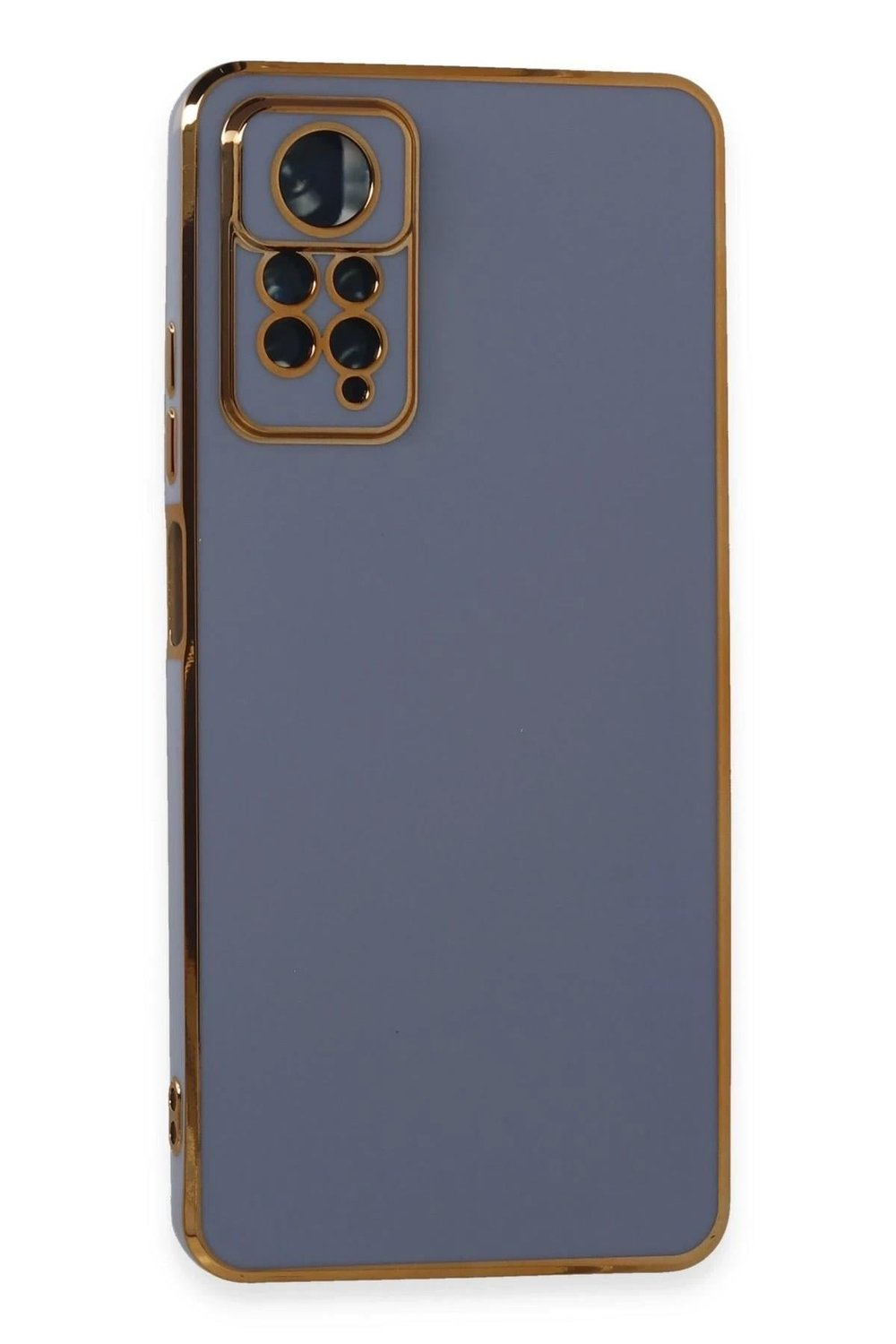 Mey İthalat®   Redmi Note 11 Pro Kılıf Volet Silikon - Mavi