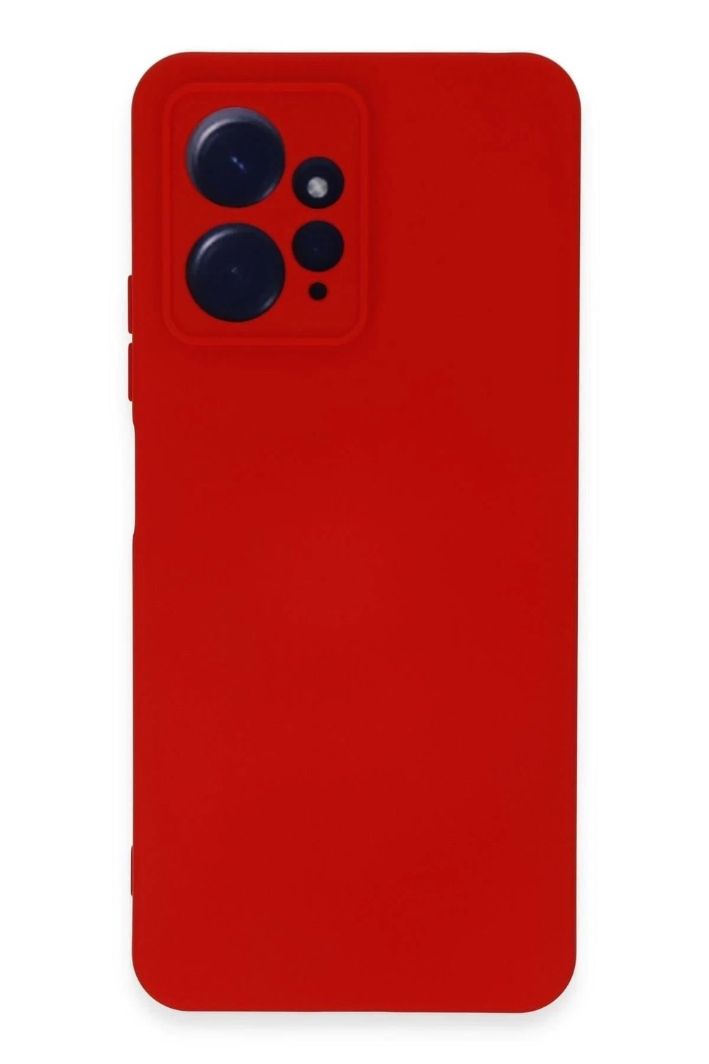 Mey İthalat®   Redmi Note 12 4G Kılıf Nano içi Kadife Silikon - Kırmızı