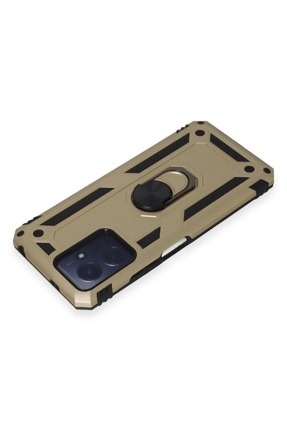 Mey İthalat®   Redmi Note 12 4G Kılıf Sofya Yüzüklü Silikon Kapak - Gold
