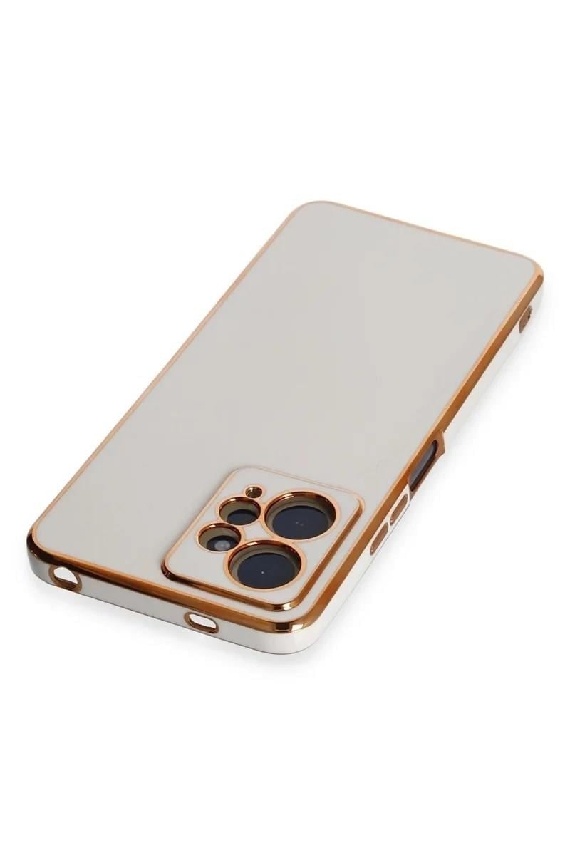Mey İthalat®   Redmi Note 12 4G Kılıf Volet Silikon - Beyaz