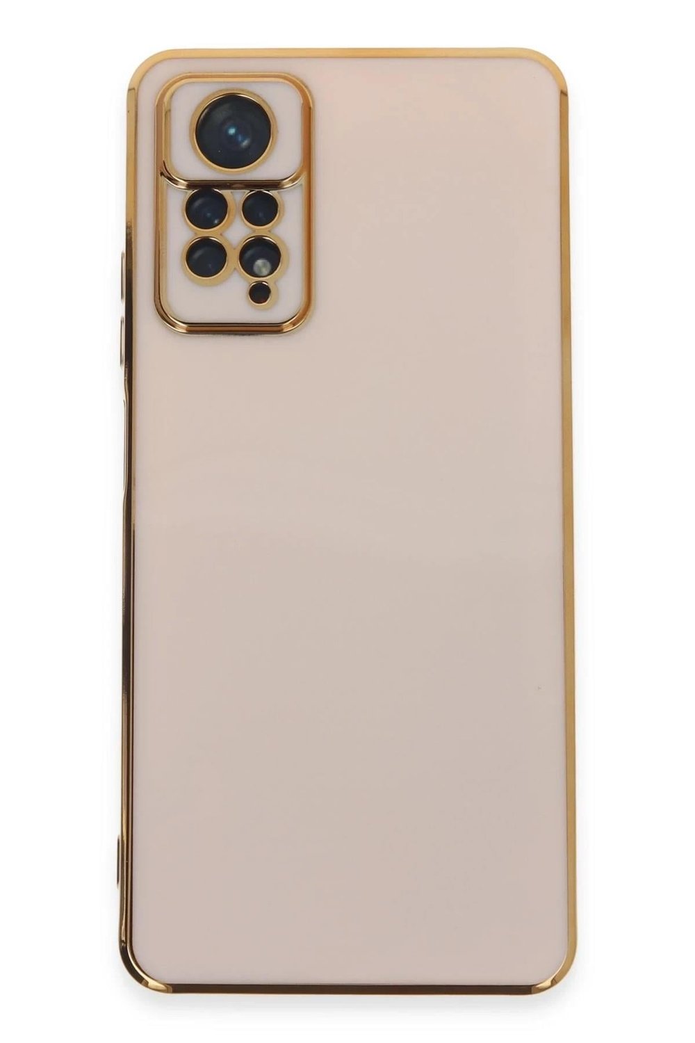 Mey İthalat®   Redmi Note 12 Pro 4G Kılıf Volet Silikon - Pembe