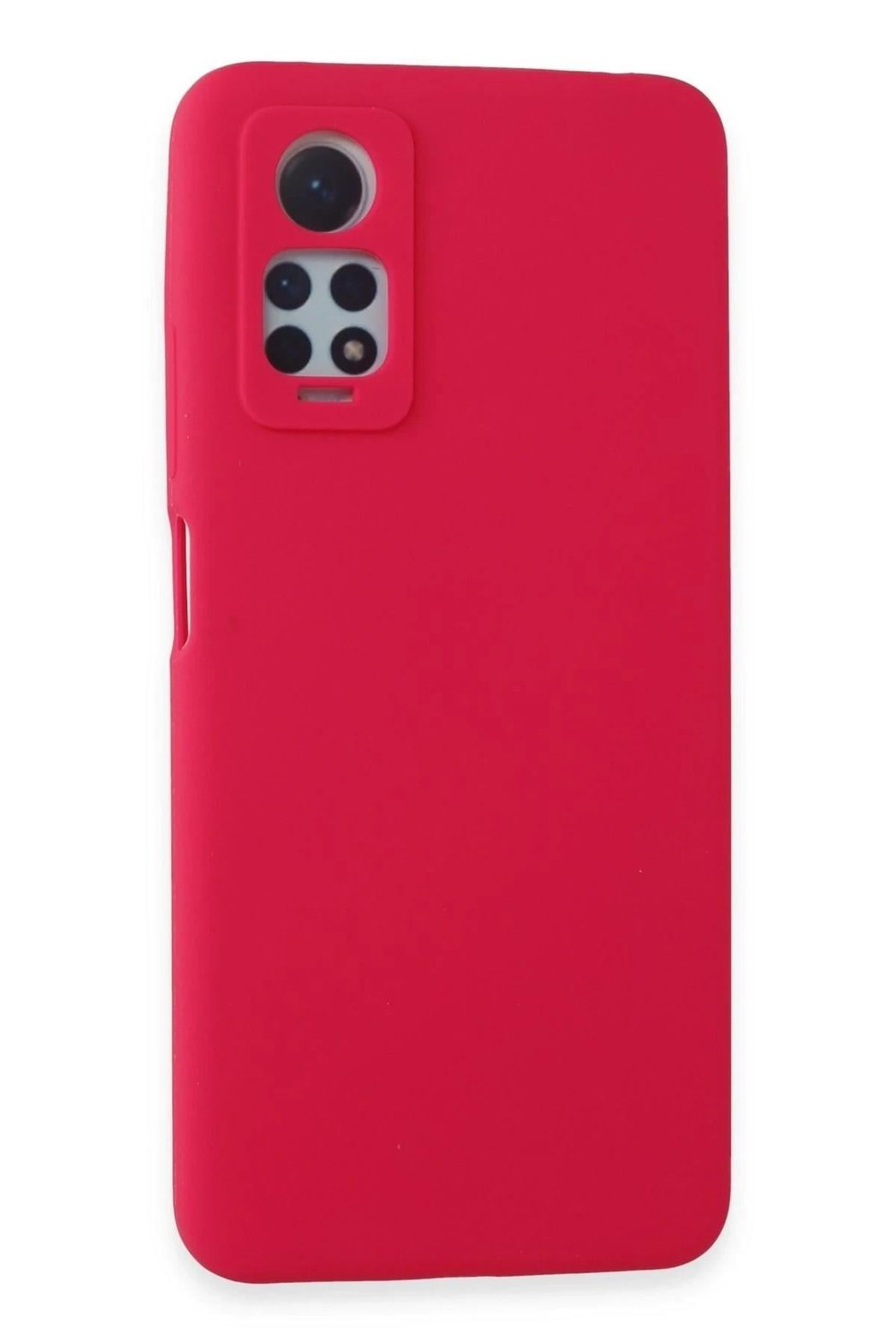 Mey İthalat®   Redmi Note 12 Pro 4G Kılıf Volet Silikon - Kırmızı