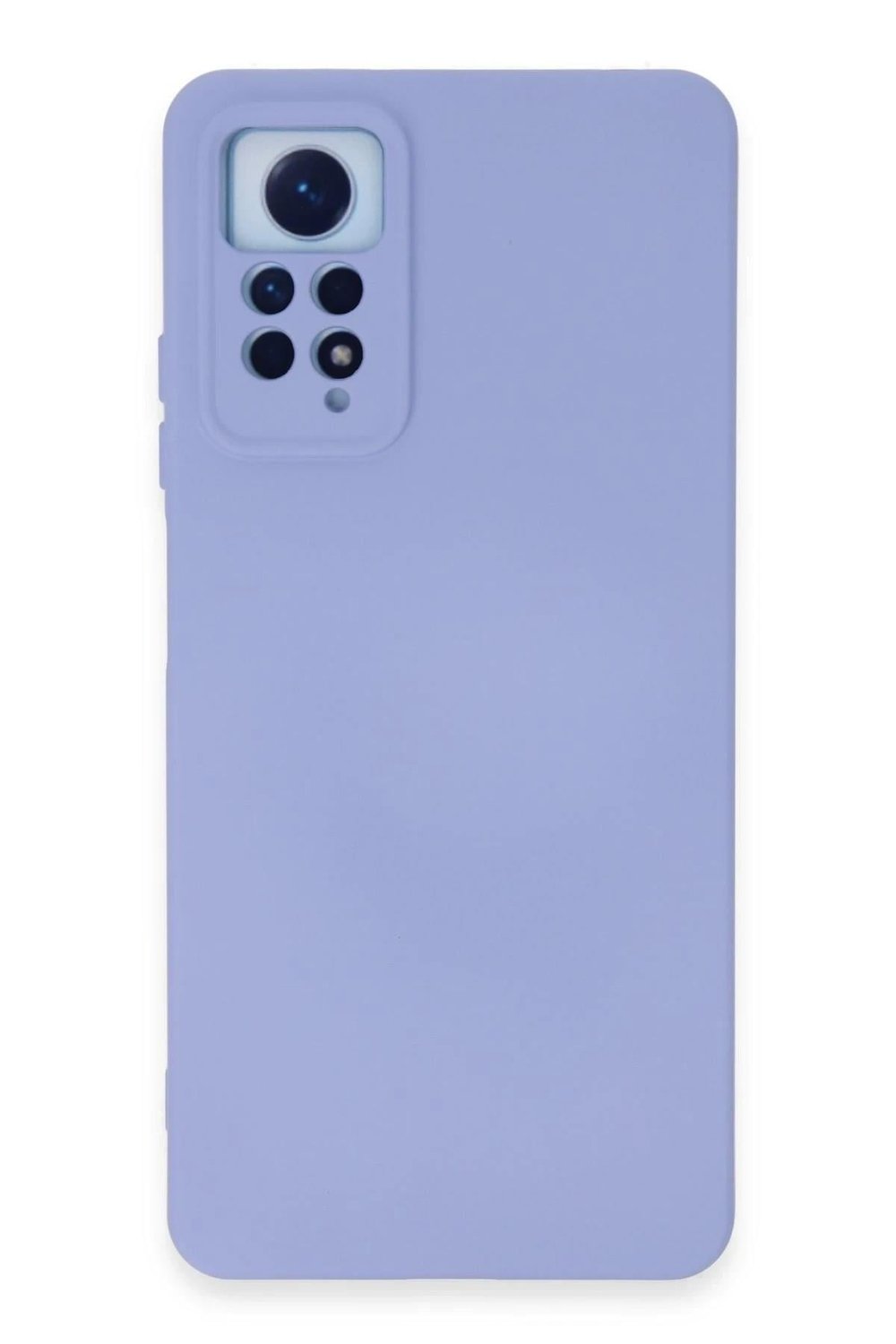 Mey İthalat®   Redmi Note 12 Pro 4G Kılıf Nano içi Kadife Silikon - Lila