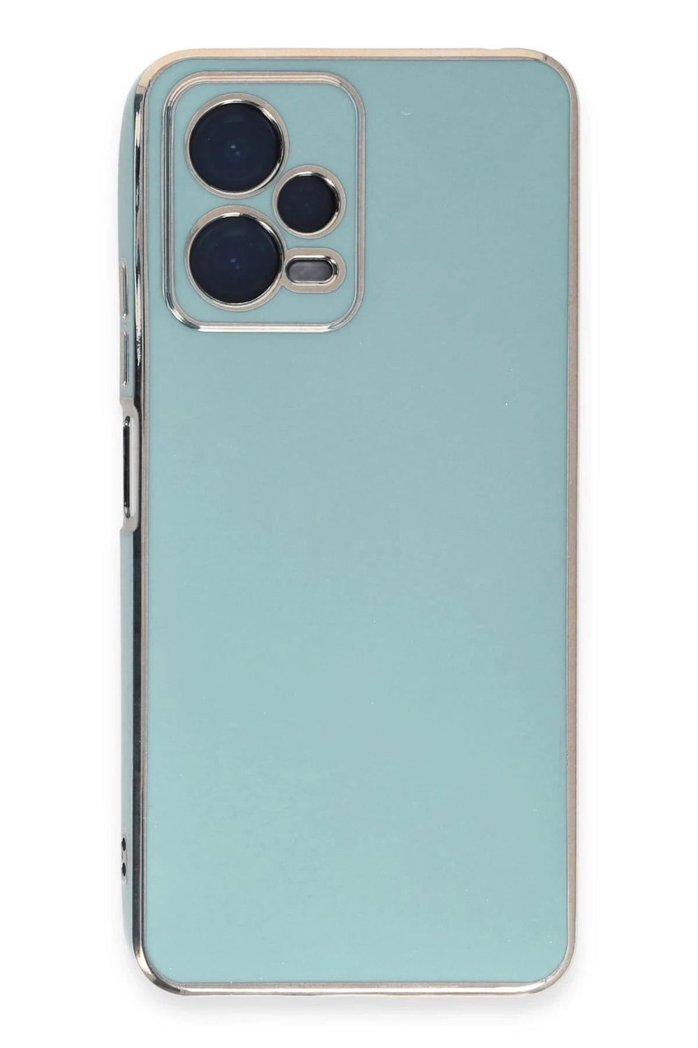 Mey İthalat®   Redmi Note 12 Pro 5G Kılıf Volet Silikon - Açık Yeşil