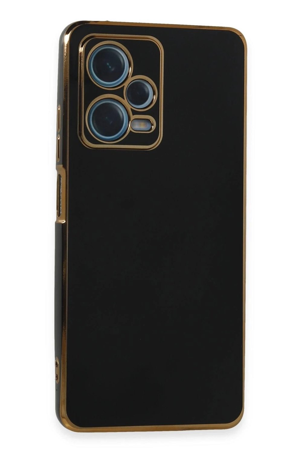 Mey İthalat®   Redmi Note 12 Pro Plus Kılıf Volet Silikon - Siyah