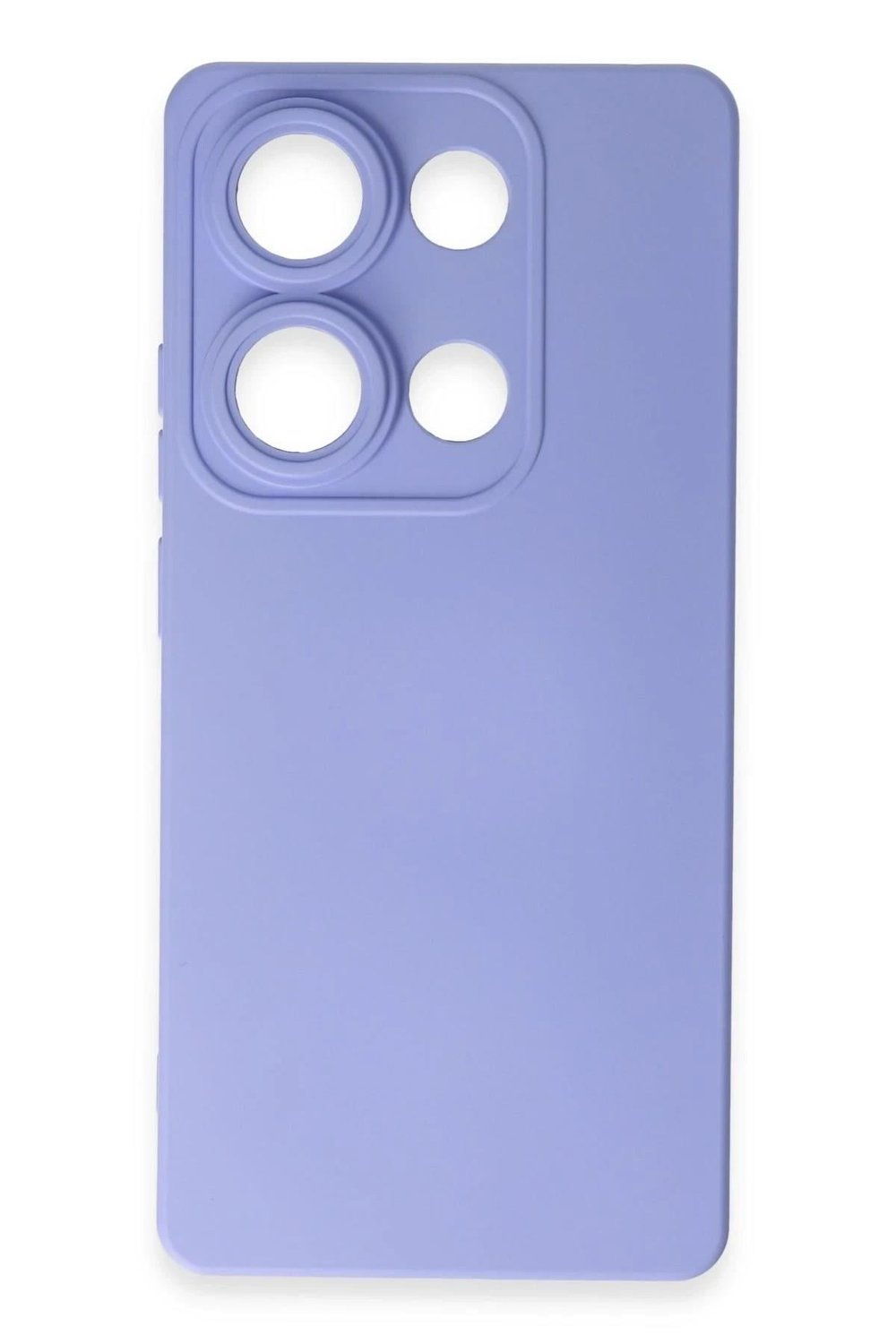 Mey İthalat®   Redmi Note 13 Pro 4G Kılıf Nano içi Kadife Silikon - Lila