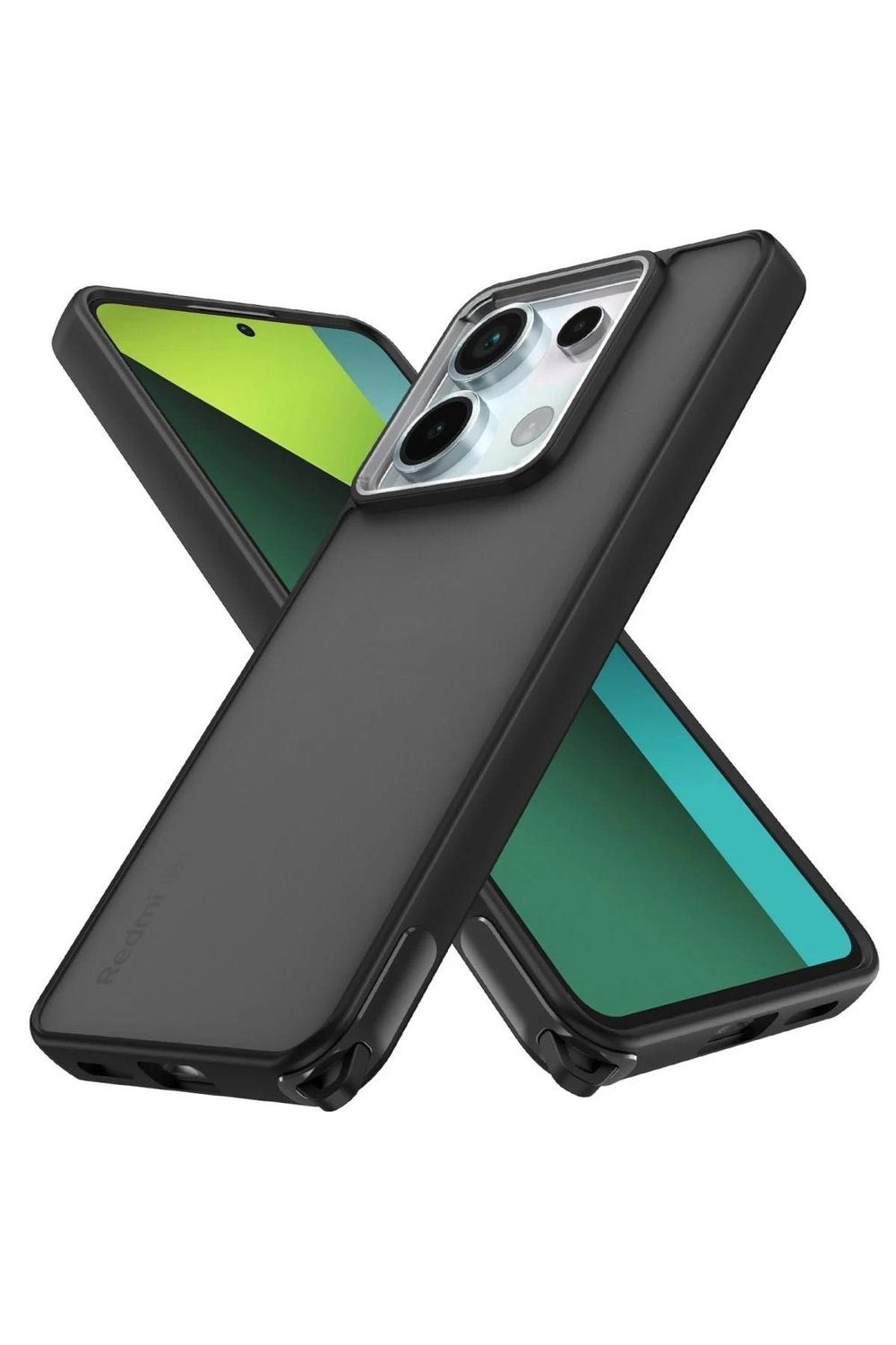 Mey İthalat®   Redmi Note 13 Pro 5G Kılıf Elegant Kapak - Siyah