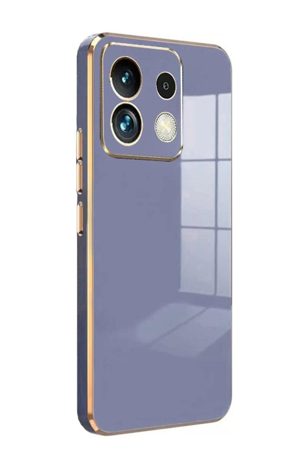 Mey İthalat®   Redmi Note 13 Pro 5G Kılıf Volet Silikon - Mavi