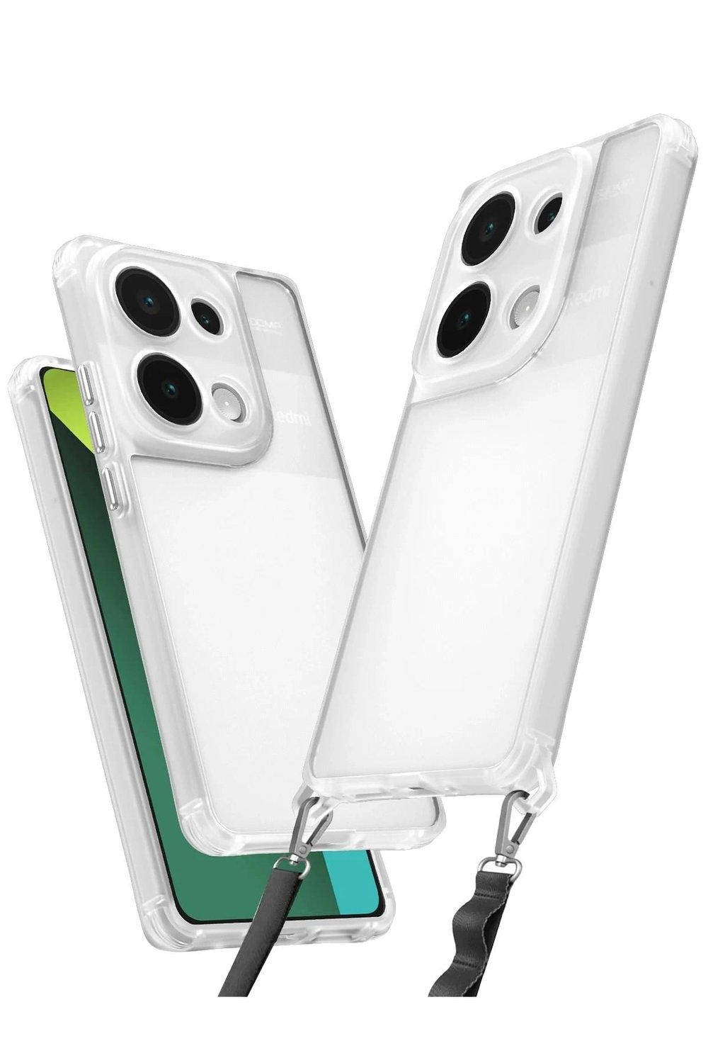 Mey İthalat®   Redmi Note 13 Pro 5G Kılıf Penta Silikon Kılıf - Şeffaf