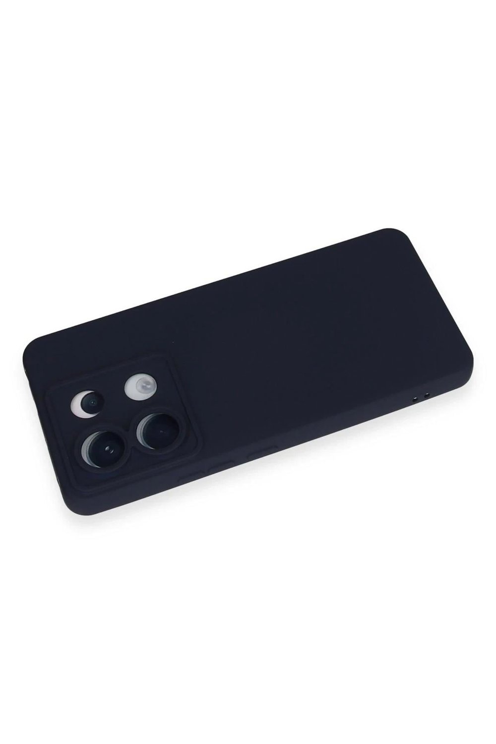 Mey İthalat®   Redmi Note 13 Pro 5G Kılıf Nano içi Kadife Silikon - Lacivert