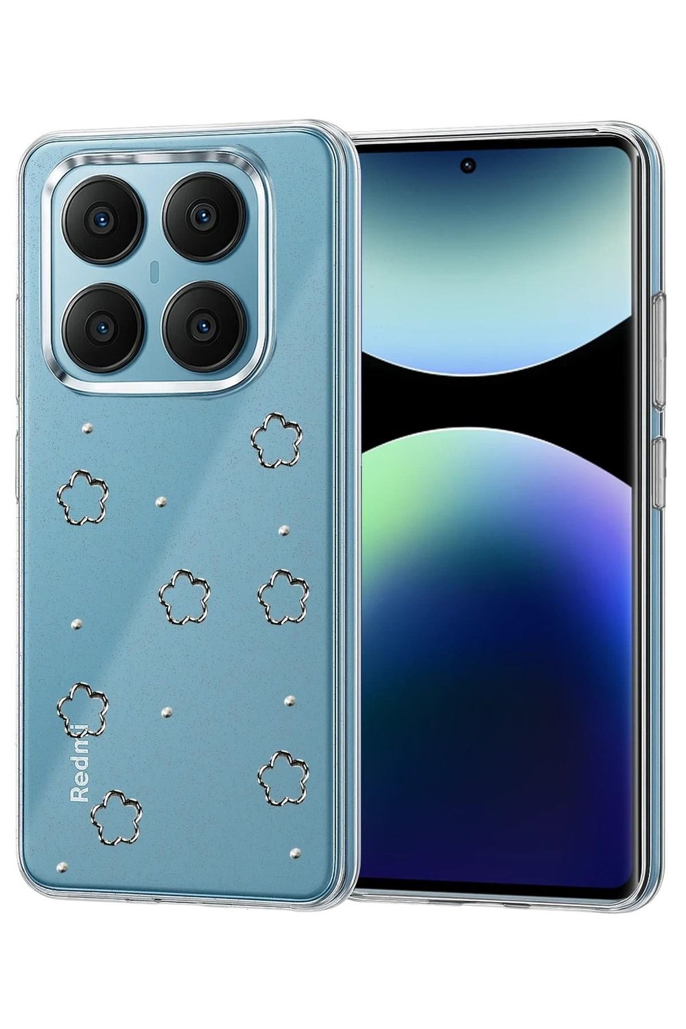 Mey İthalat®   Redmi Note 14 Pro 4G Fiyonk Desenli Kapak - Desen 8