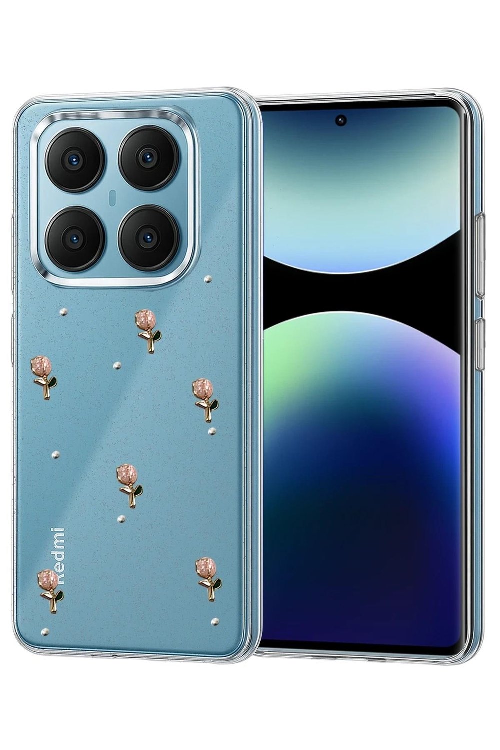 Mey İthalat®   Redmi Note 14 Pro 4G Fiyonk Desenli Kapak - Desen 6
