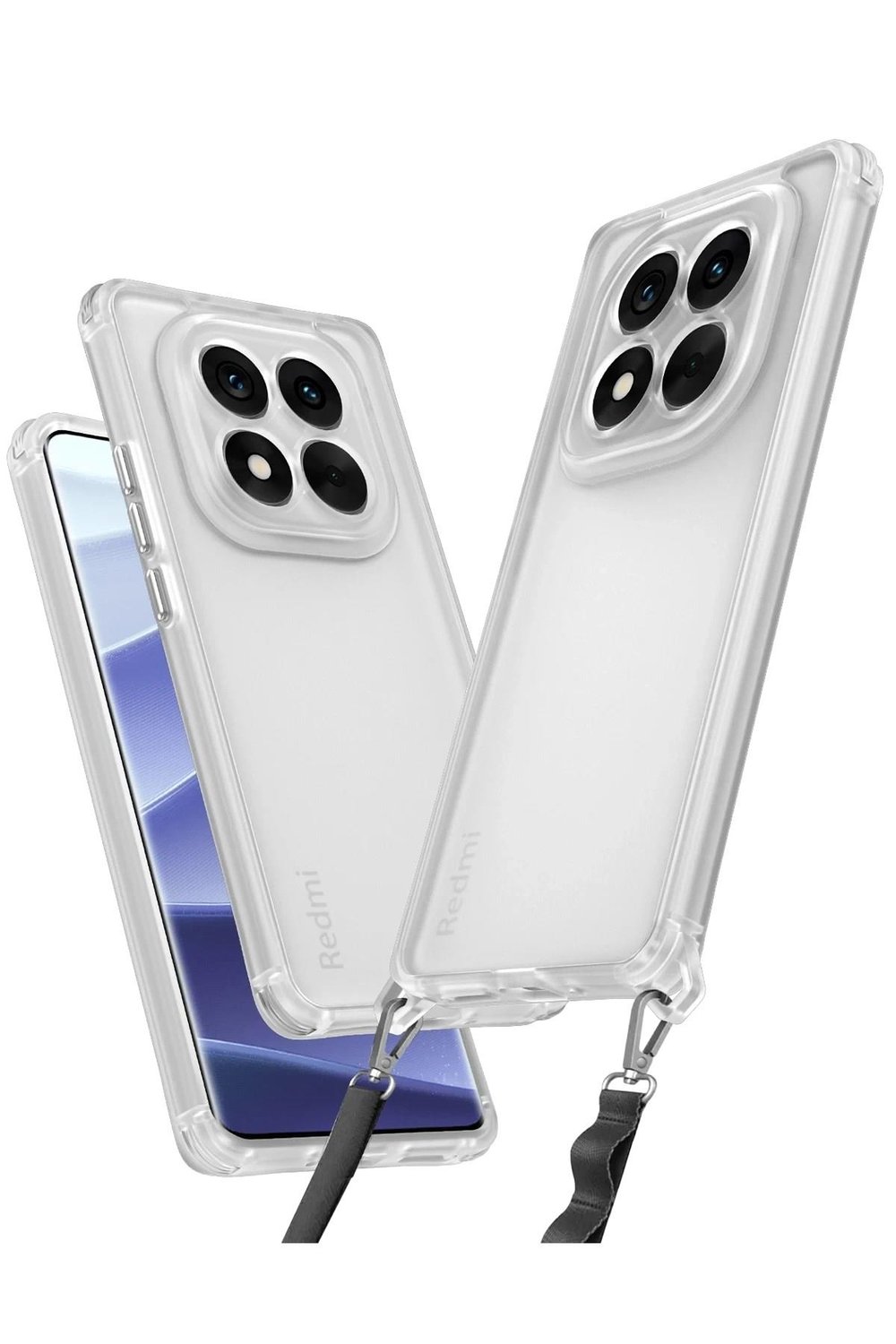 Mey İthalat®   Redmi Note 14 Pro 4G Kılıf Penta Silikon Kılıf - Şeffaf