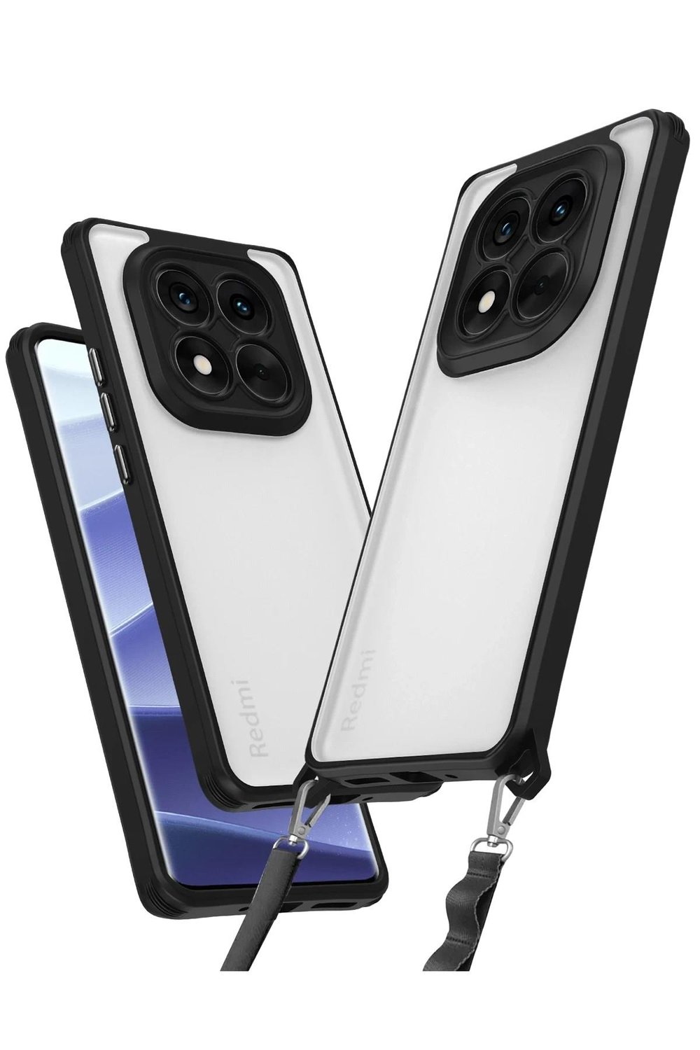 Mey İthalat®   Redmi Note 14 Pro 4G Kılıf Penta Silikon Kılıf - Siyah