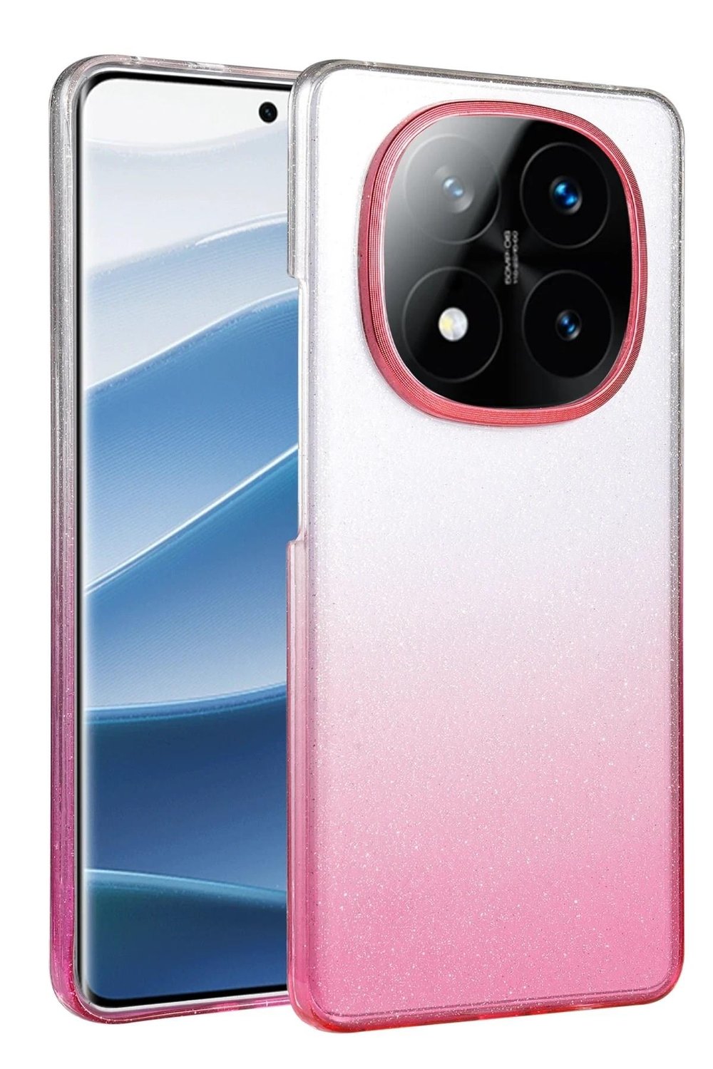 Mey İthalat®   Redmi Note 14 Pro 5G Glossy Kapak - Pembe