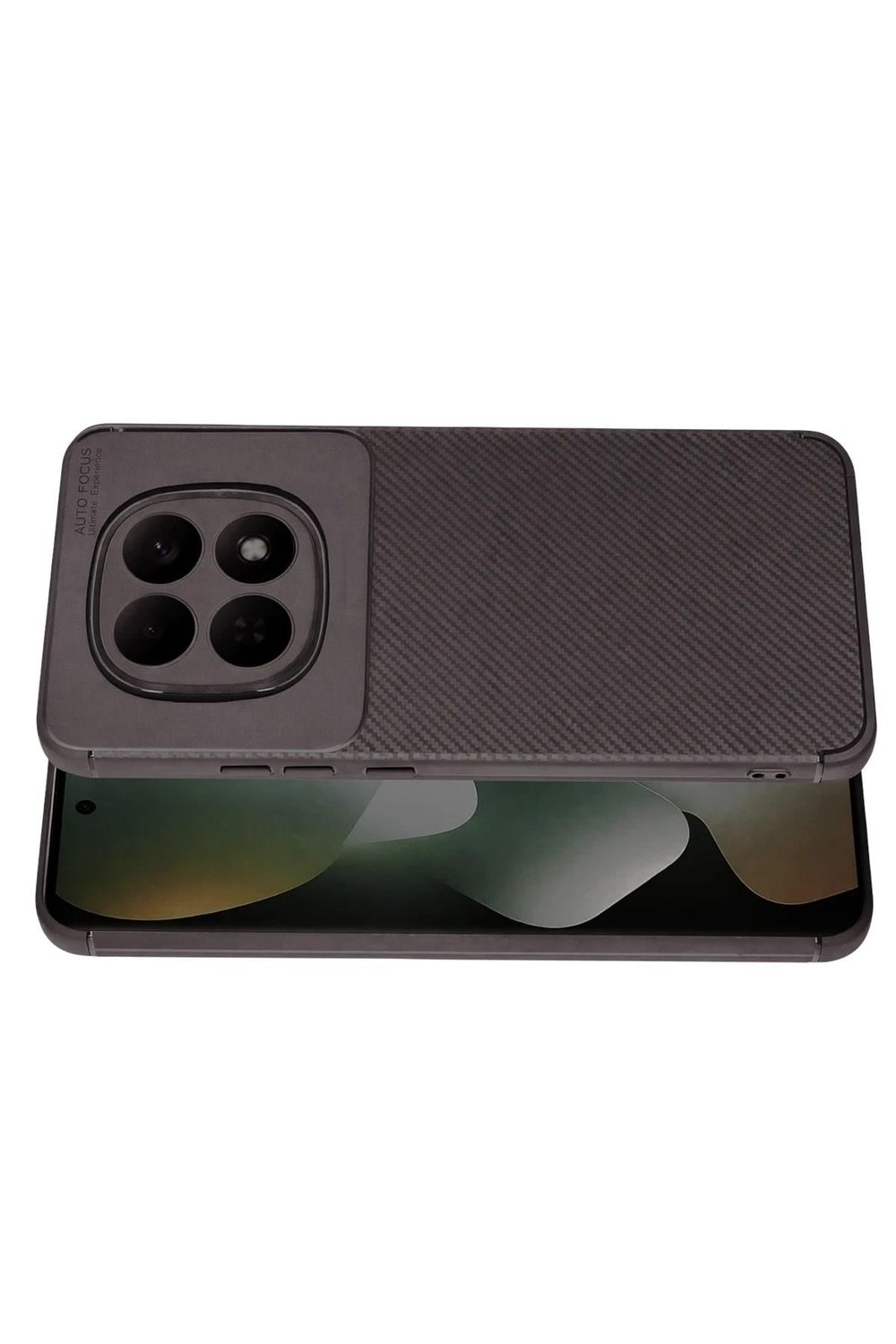 Mey İthalat®   Redmi Note 15 4G Auto Focus Karbon Kapak - Gri