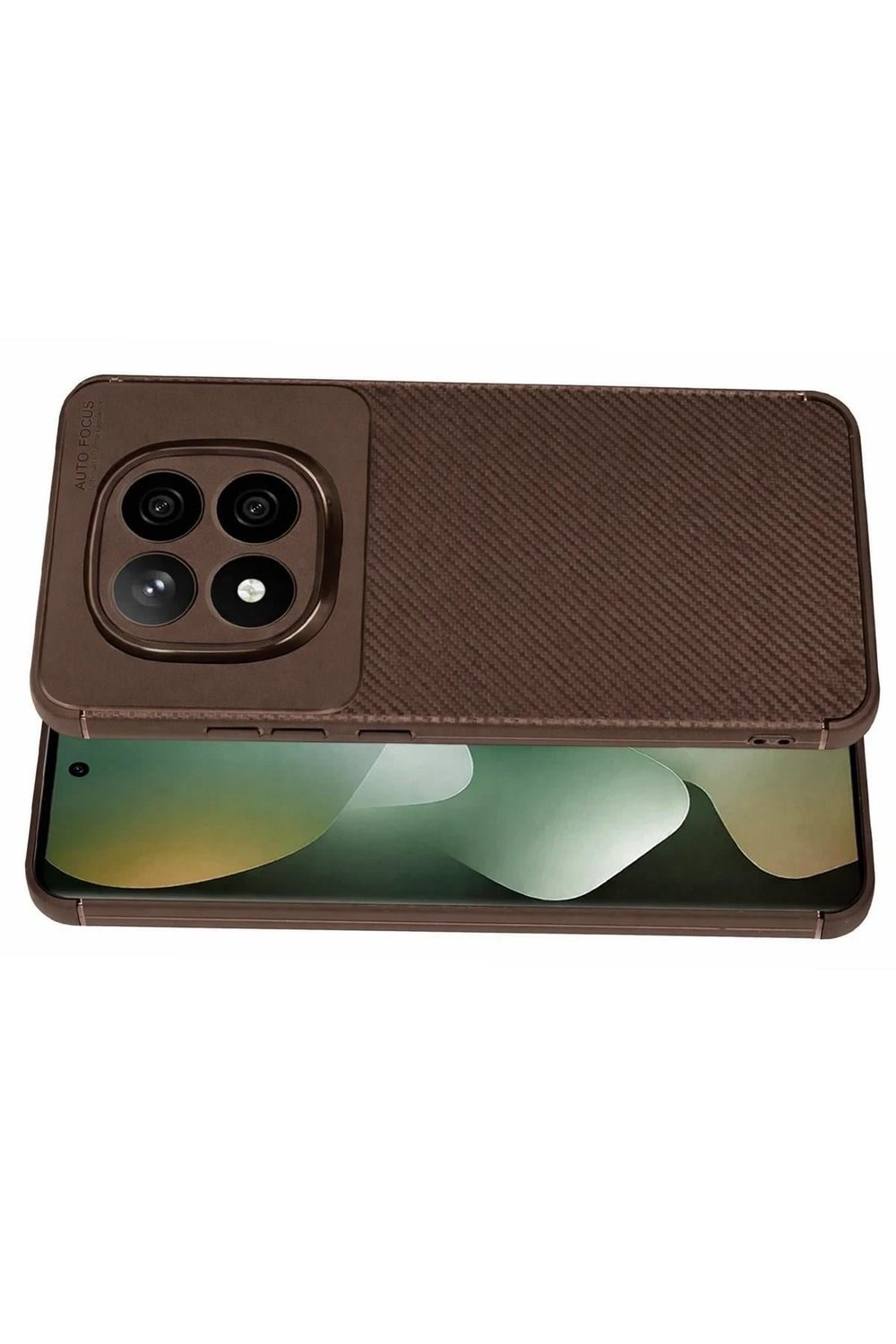 Mey İthalat®   Redmi Note 15 4G Auto Focus Karbon Kapak - Kahverengi
