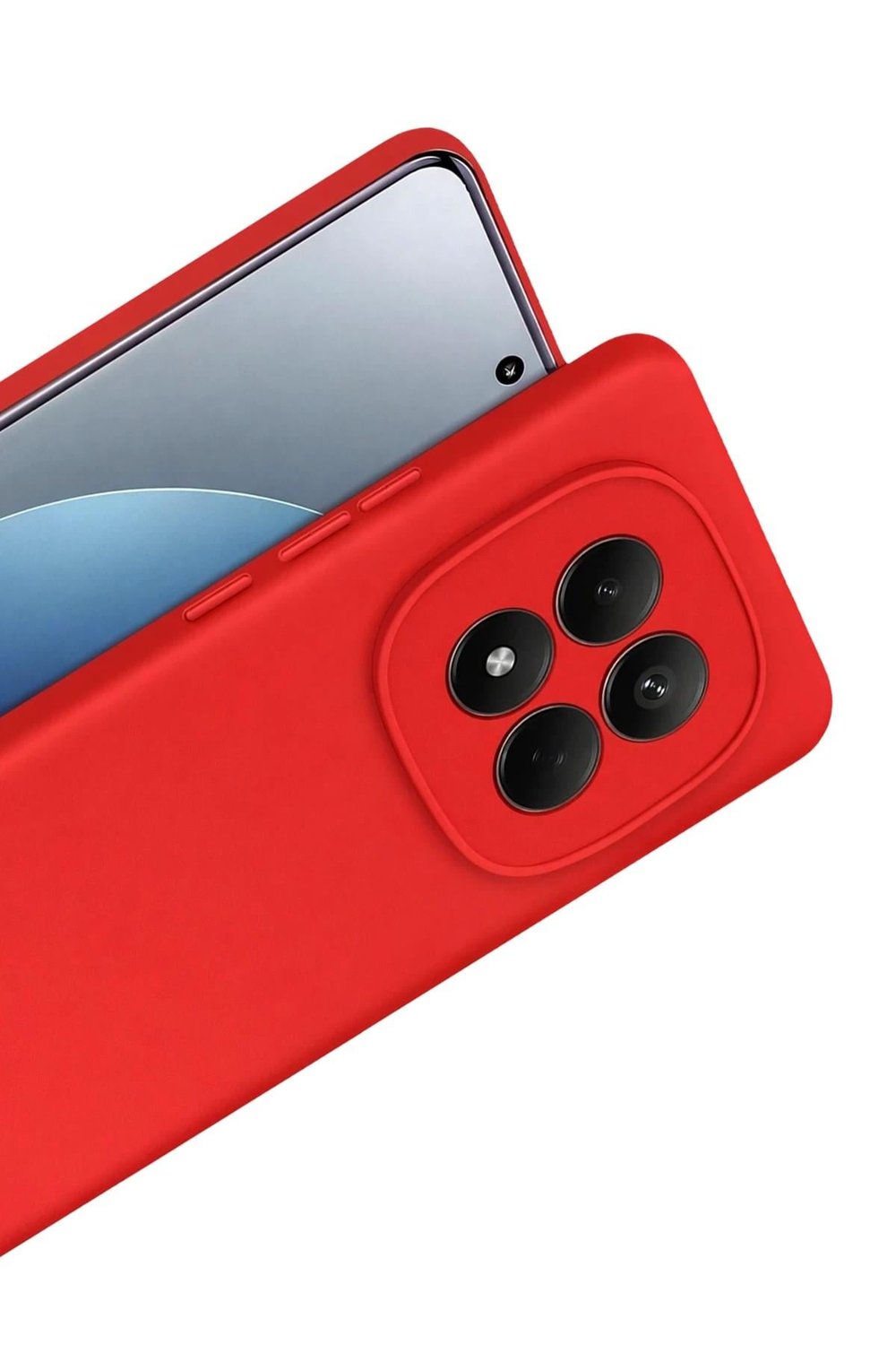 Mey İthalat®   Redmi Note 15 4G First Silikon - Kırmızı