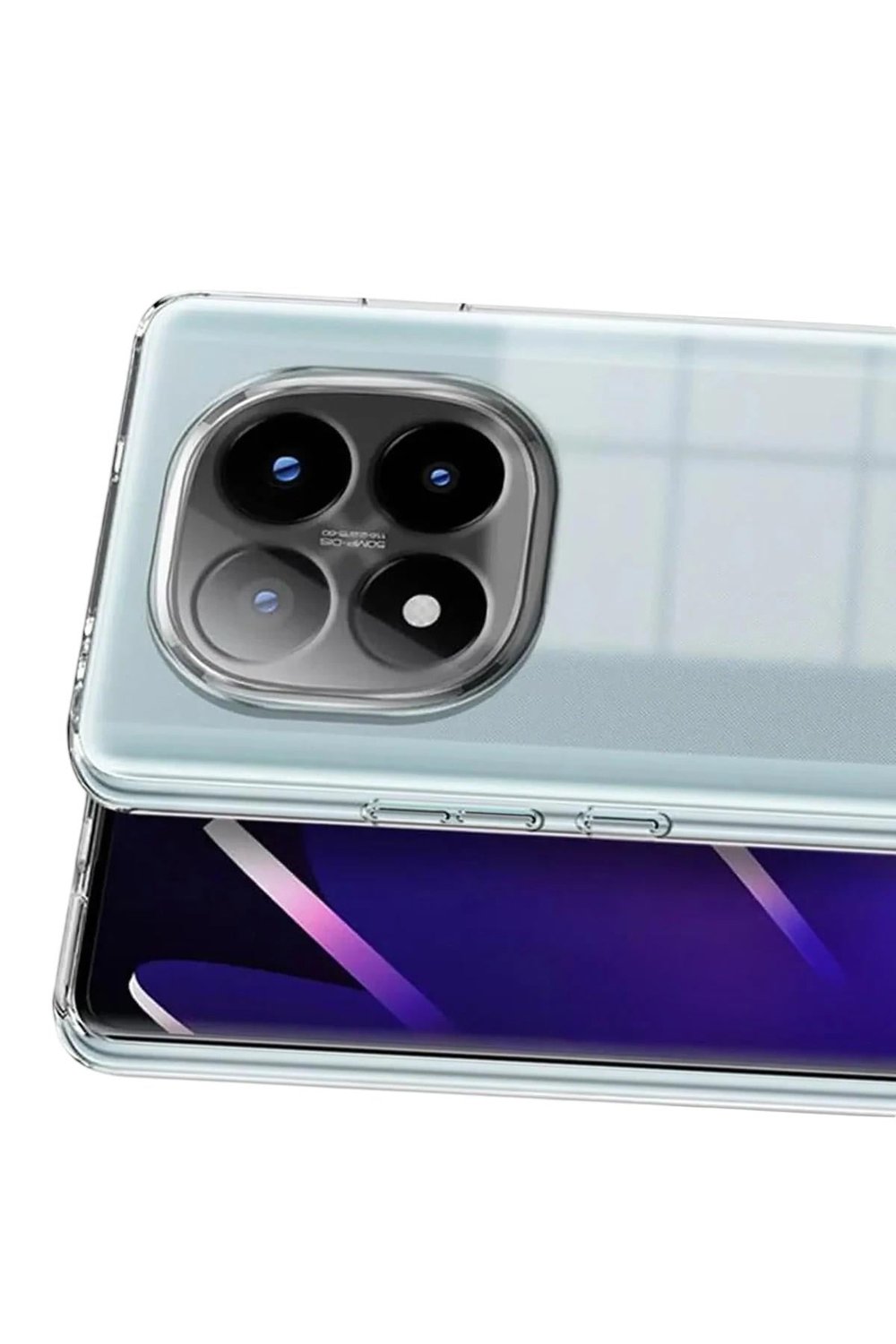 Mey İthalat®   Redmi Note 15 Pro Plus 5G Lüx Şeffaf Silikon - Şeffaf