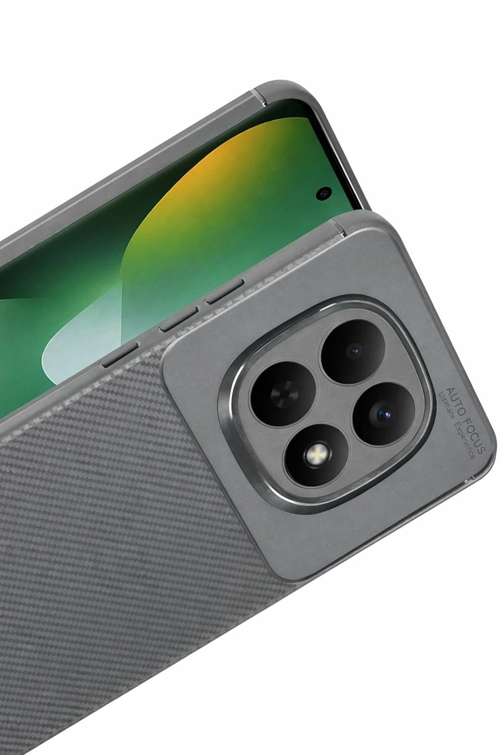 Mey İthalat®   Redmi Note 15 Pro Plus 5G Auto Focus Karbon Kapak - Gri